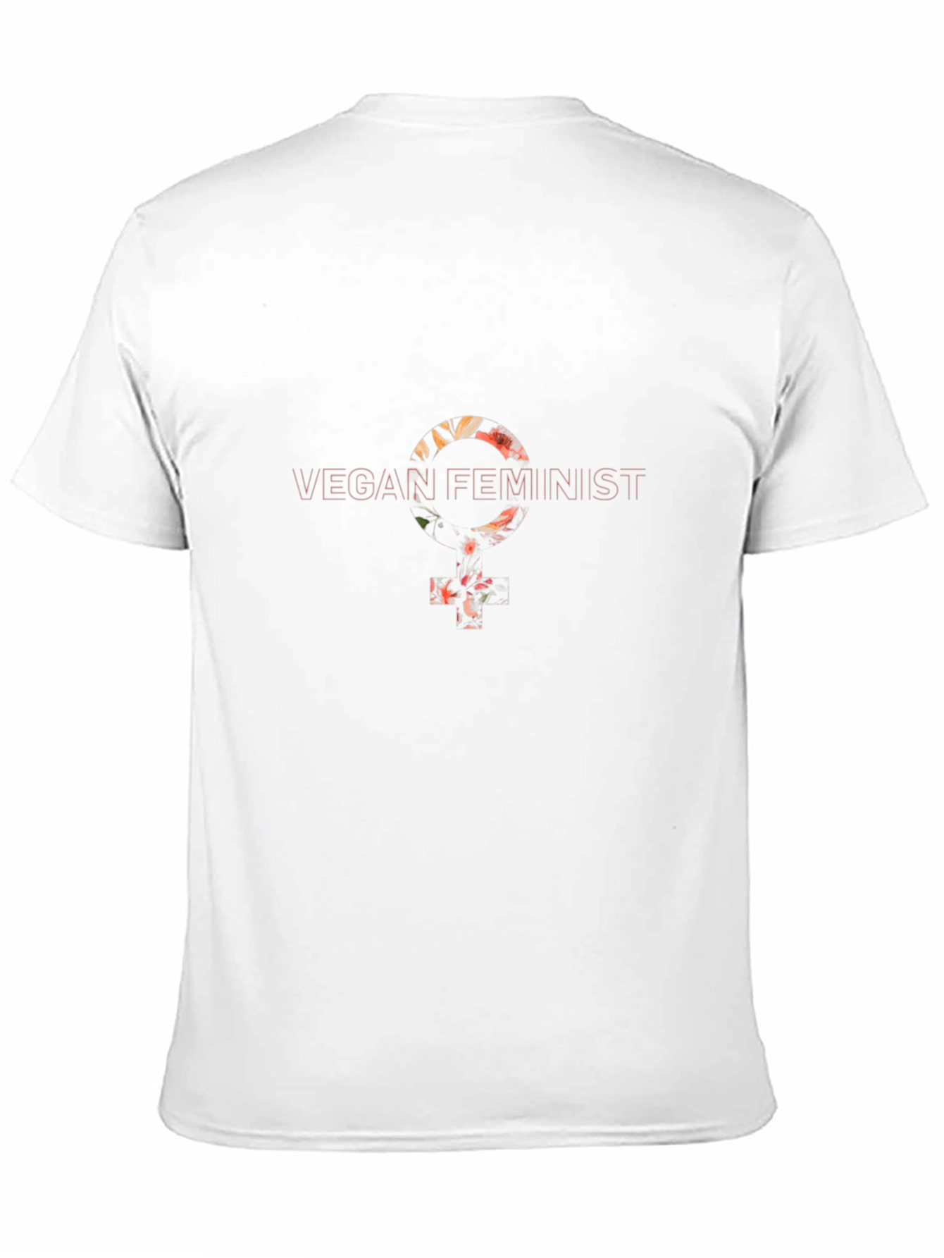 Black Vegan Feminist Graphic T-Shirt - Unisex view 11