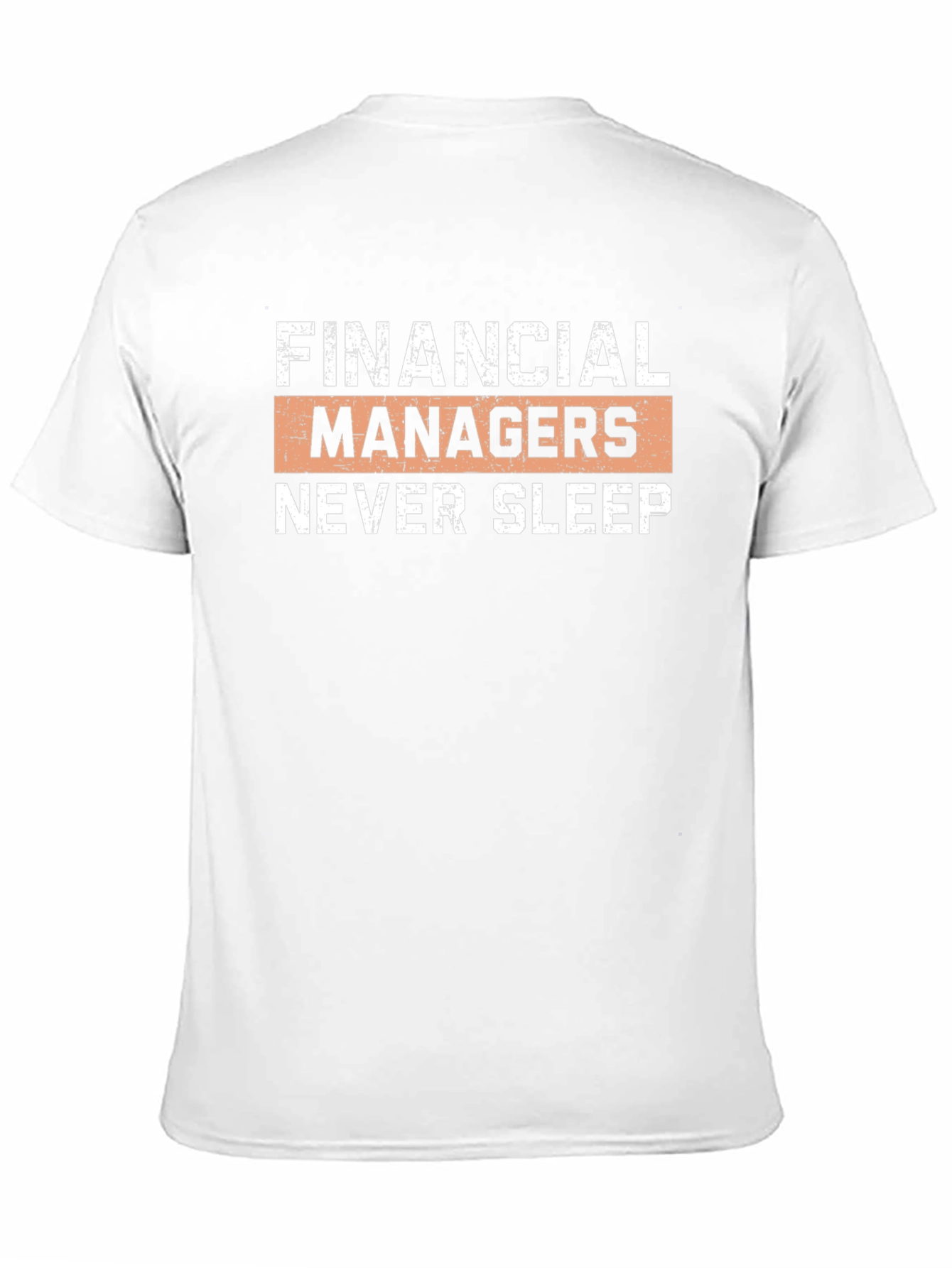 Black Financial Managers Never Sleep Graphic Tee view 11