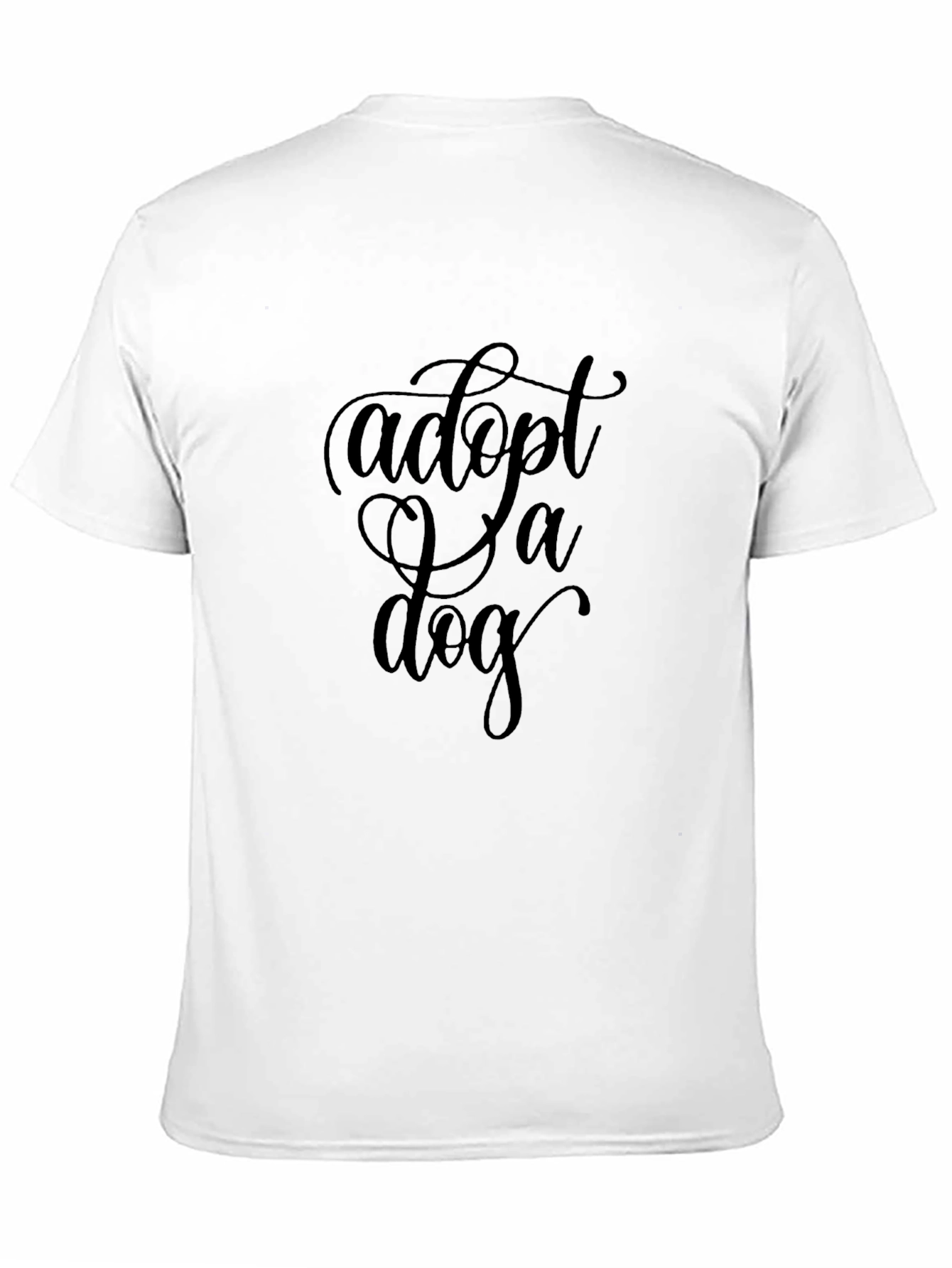 Black Adopt a Dog Black Graphic Tee view 11