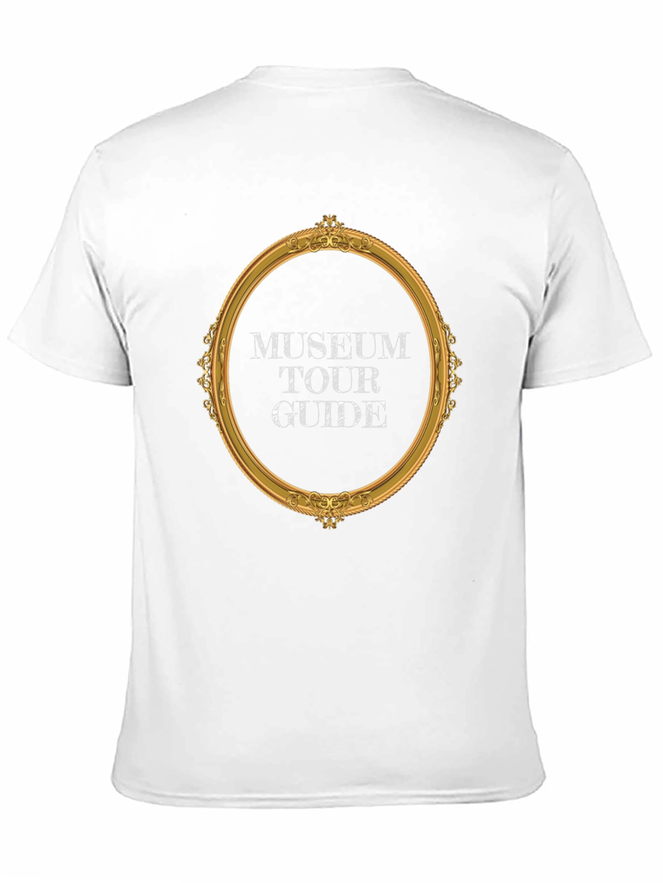 Museum Tour Guide Black T-Shirt - 11