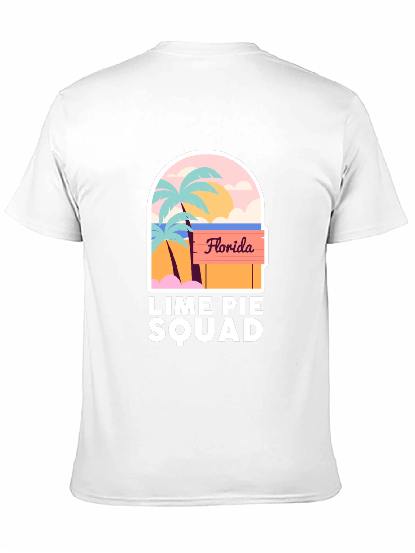 Black Florida Lime Pie Squad Black T-Shirt view 11