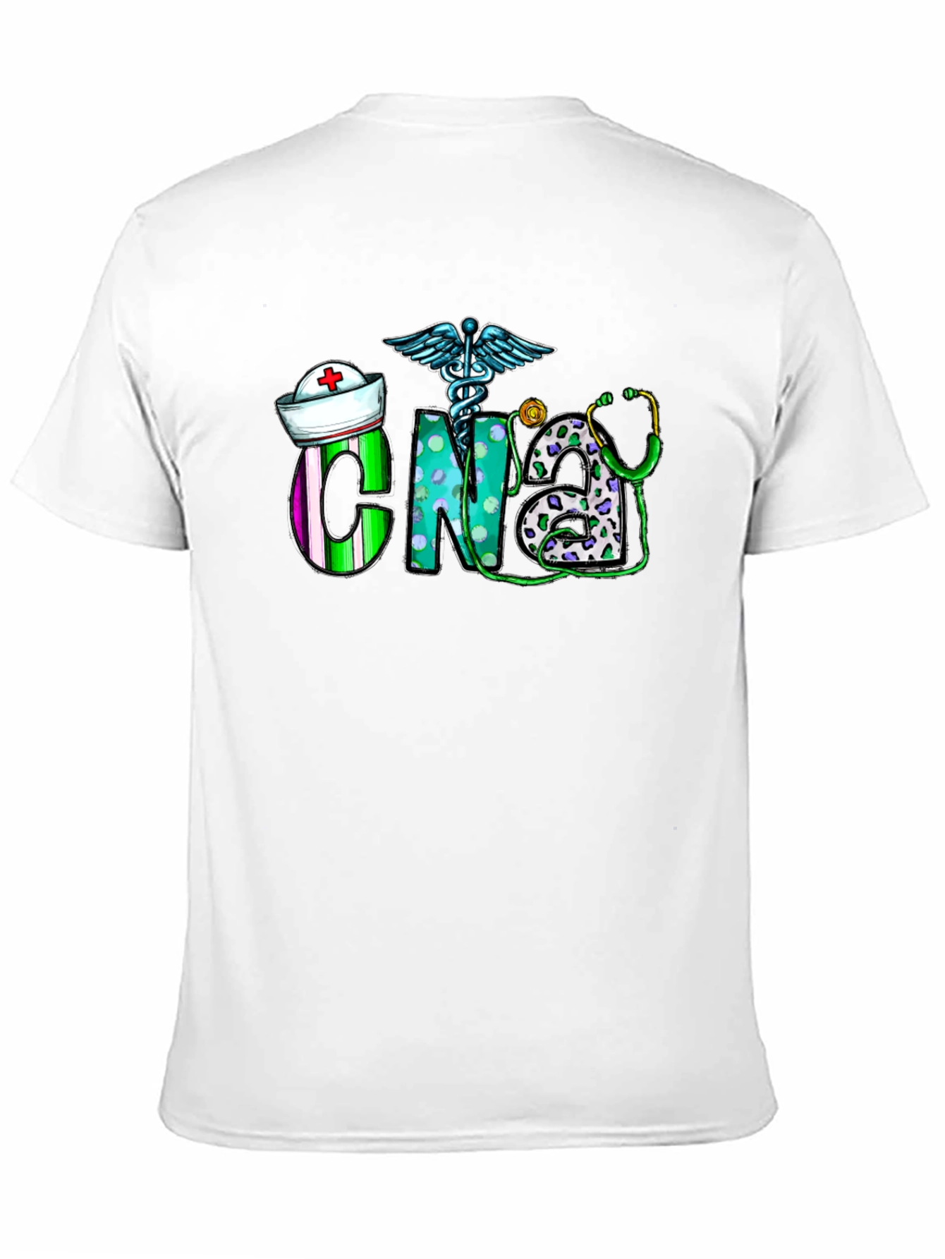 CNA Graphic T-Shirt - Certified Nursing Assistant - 11