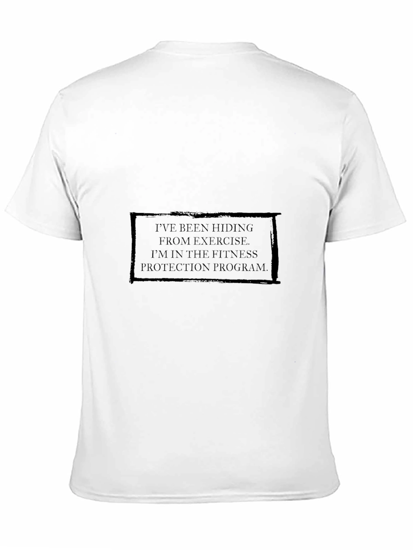 Black Fitness Protection Program T-Shirt view 11