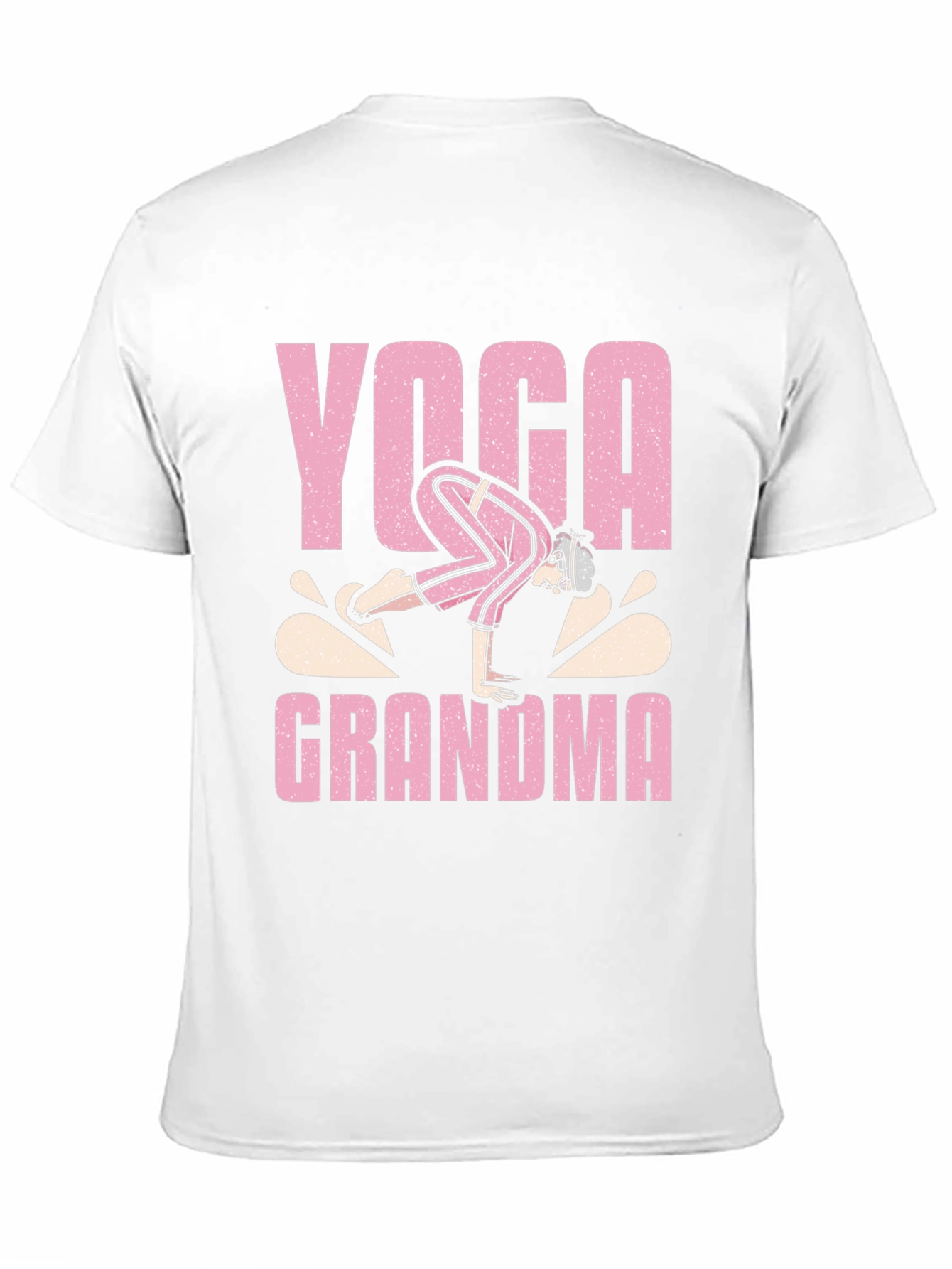 Black Yoga Grandma Graphic T-Shirt view 11