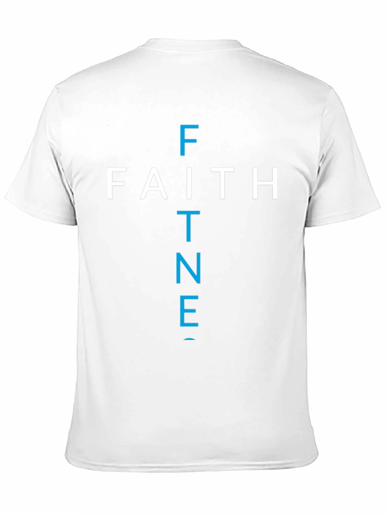 Black Faith Fitness Graphic Tee - Christian Workout Shirt view 11