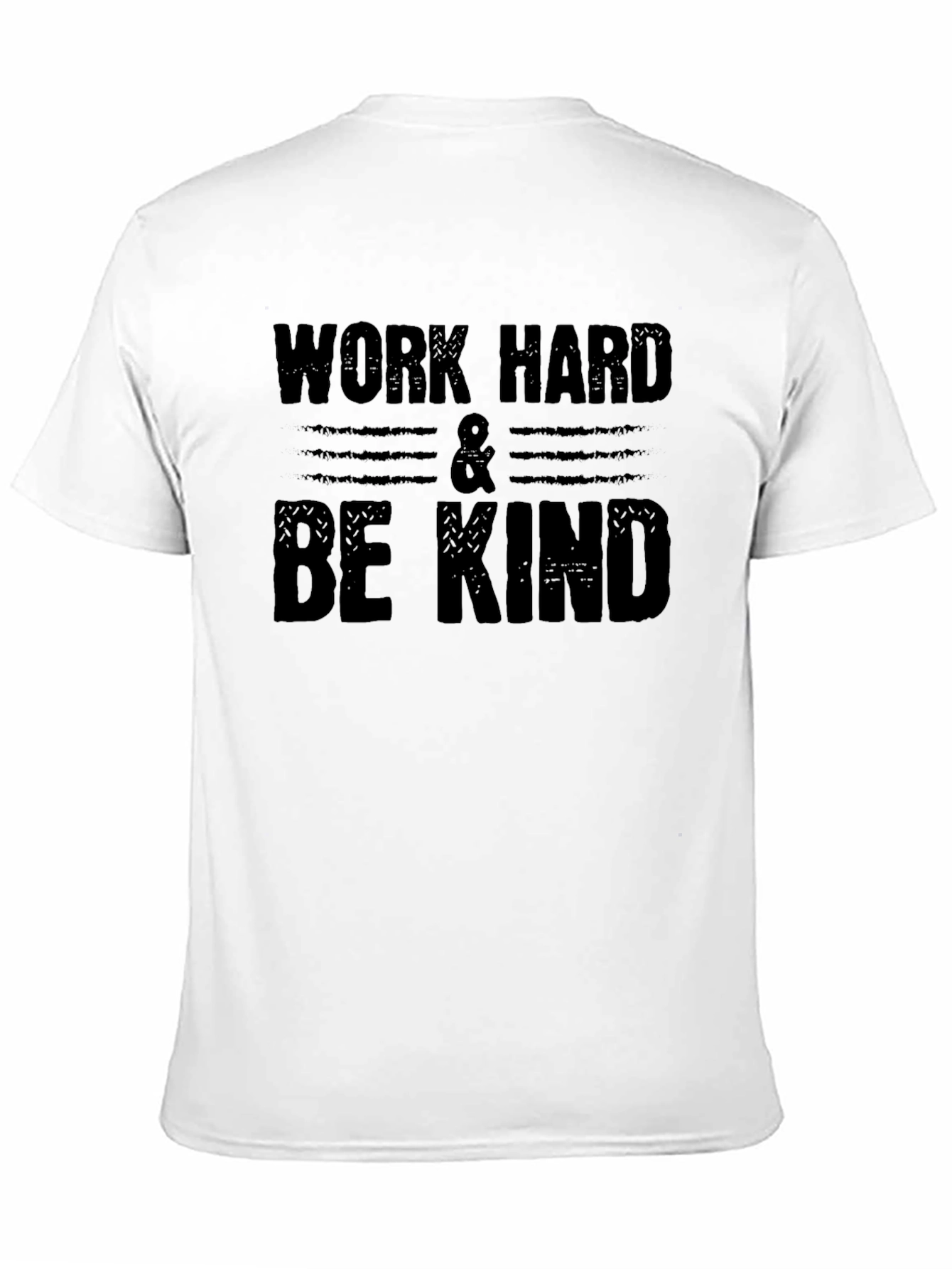 Black Work Hard & Be Kind Graphic T-Shirt view 11