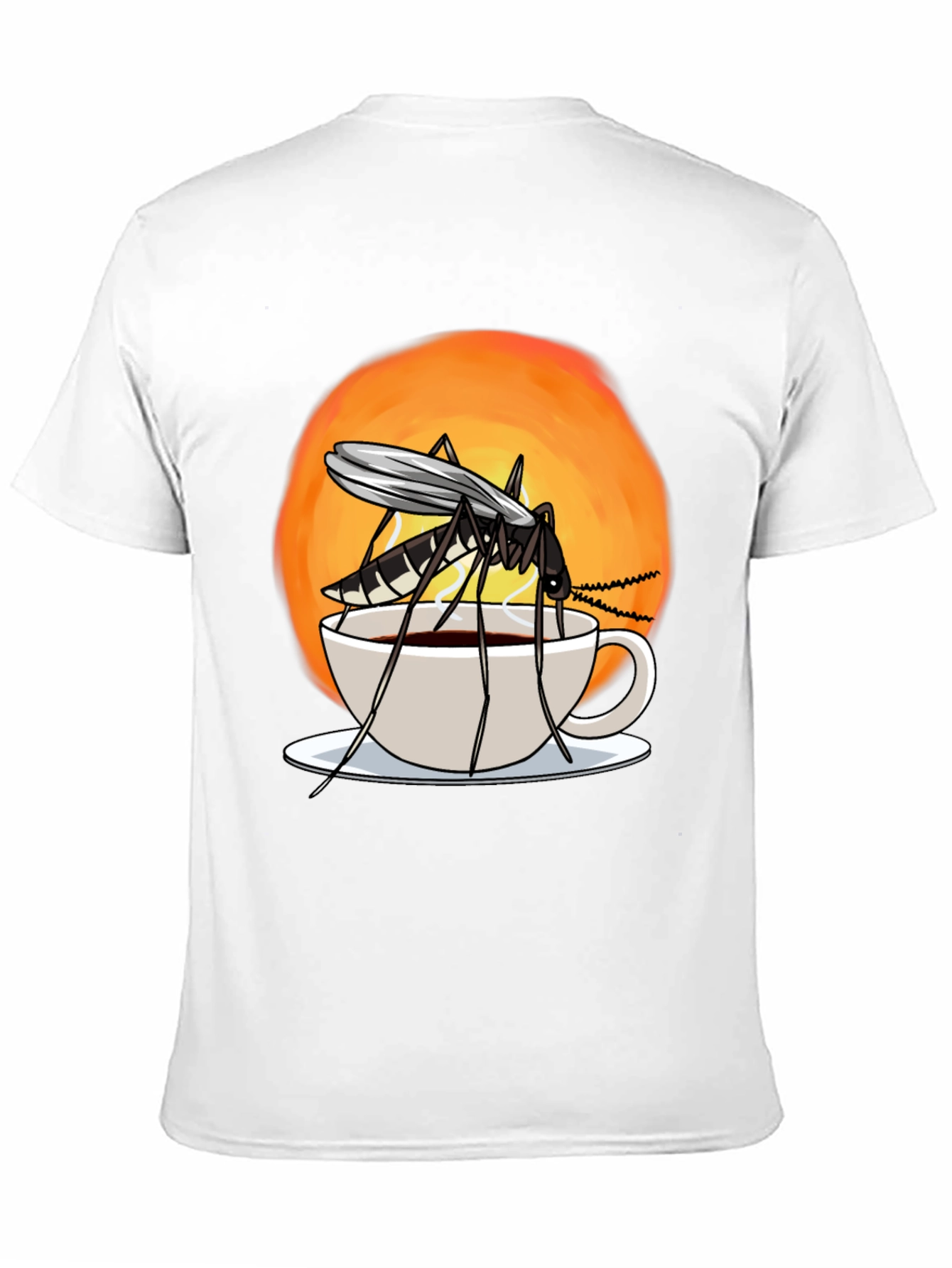 Black Mosquito Coffee T-Shirt - Funny Insect Graphic Tee view 11