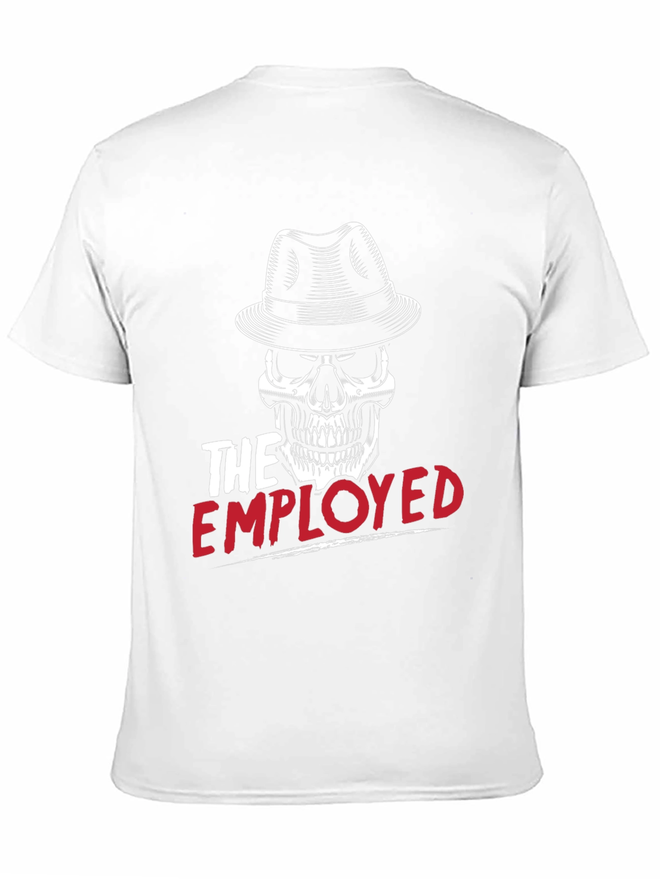 Black Skull with Hat Graphic T-Shirt view 11