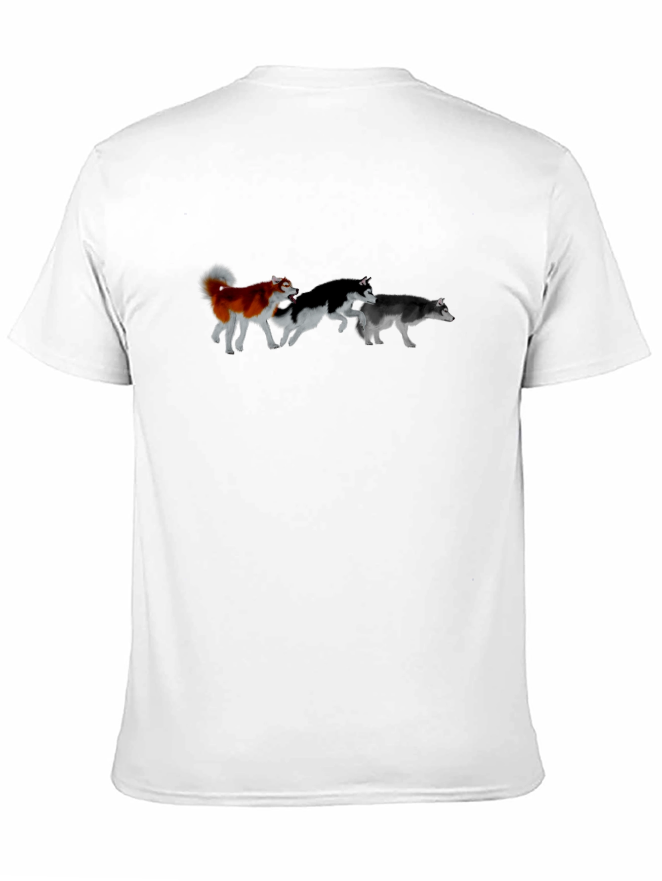 Black Dog Lover T-Shirt: Husky Pack Graphic Tee view 11