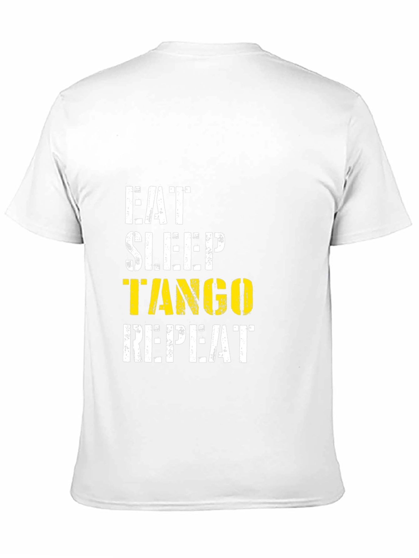 Black Eat Sleep Tango Repeat Black T-Shirt view 11
