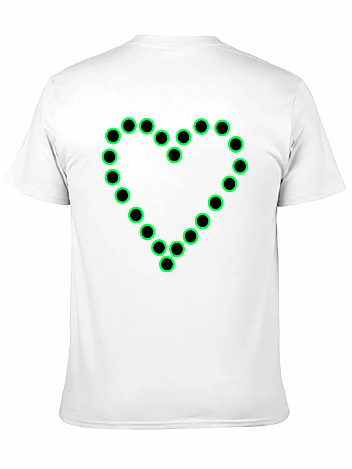 Black Heart of Light - Unique Black T-Shirt view 11