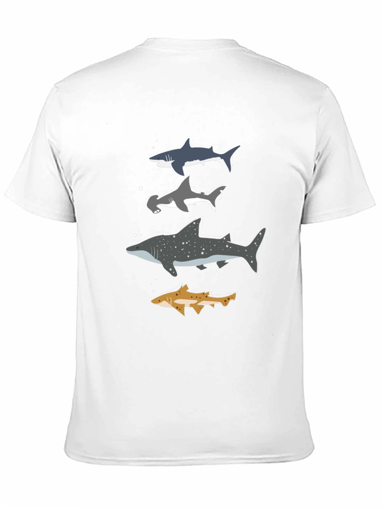 Black Shark Species T-Shirt - Marine Biology Tee view 11