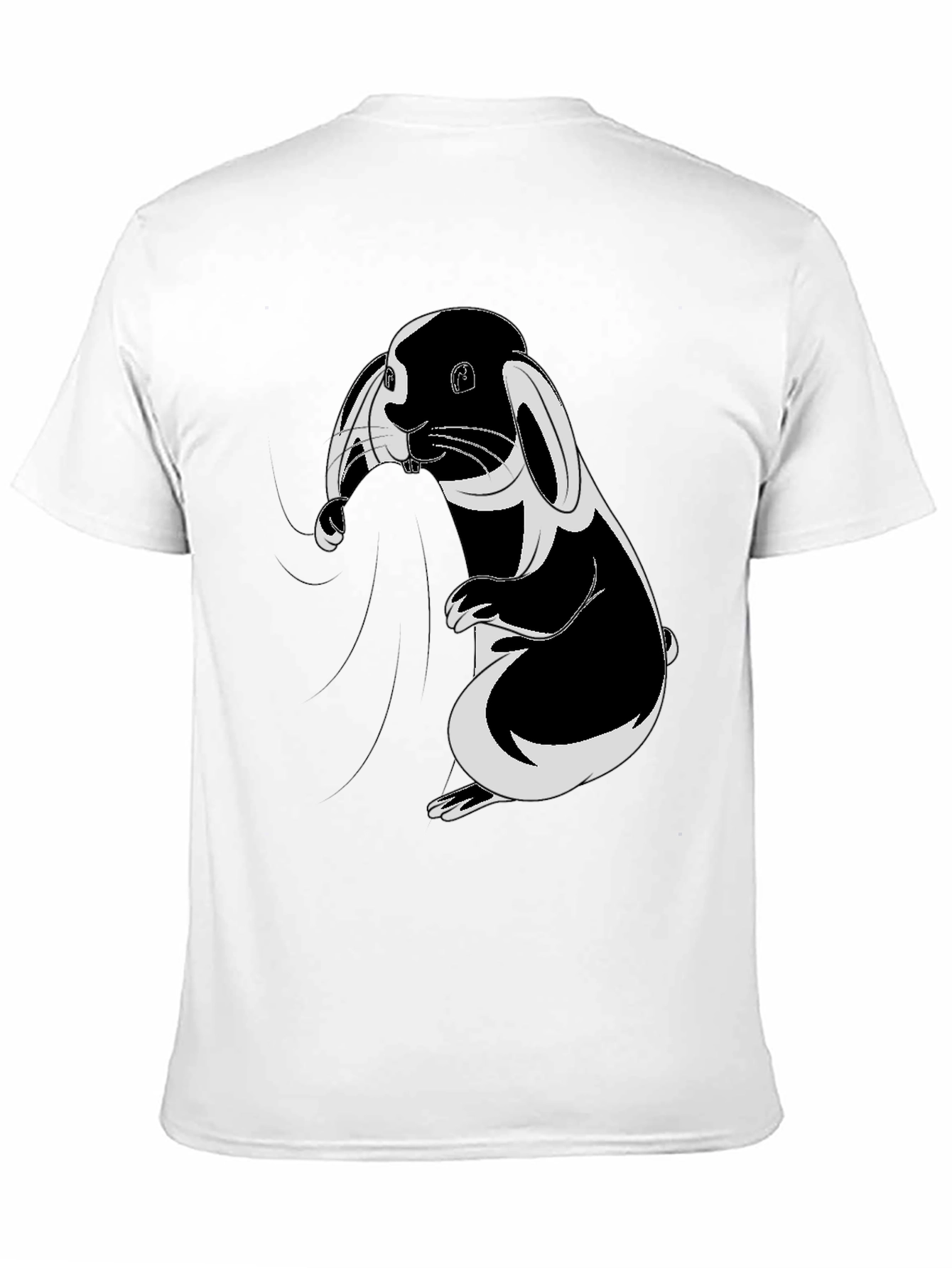 Black Bunny Graphic T-Shirt - Soft Cotton Blend view 11