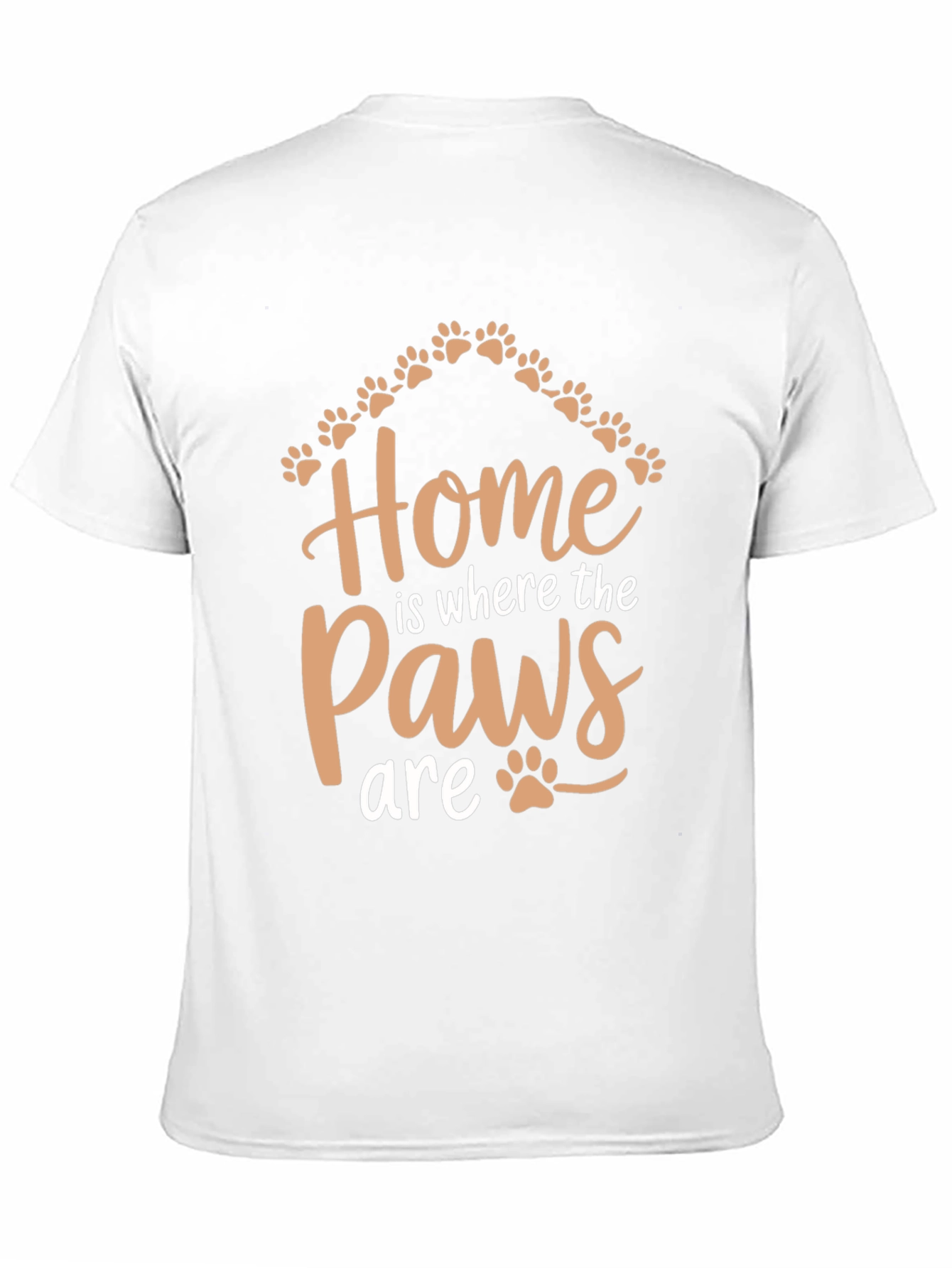 Black Home is Where the Paws Are - Graphic Tee view 11