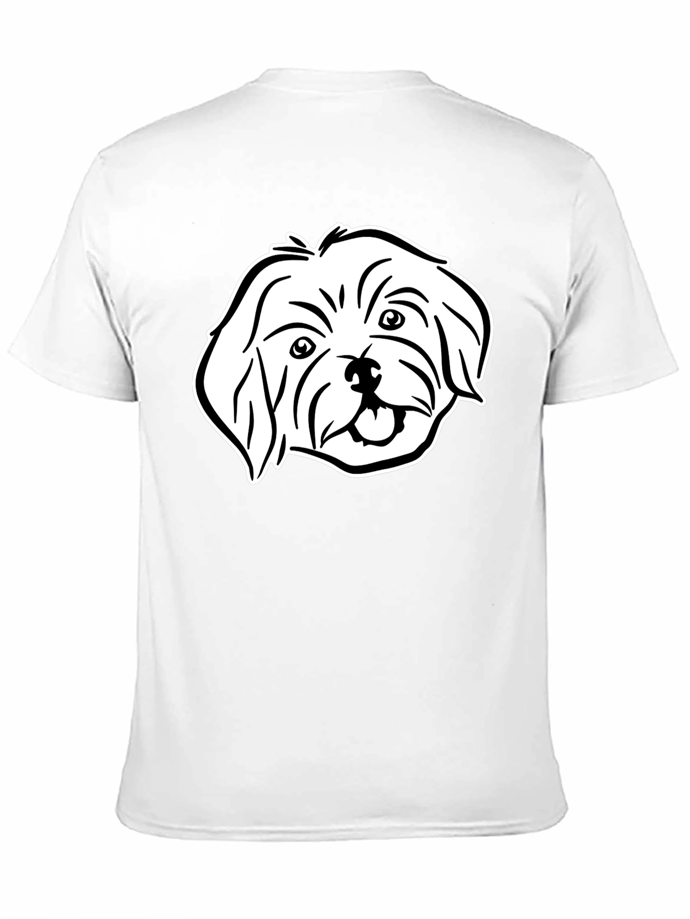 Black Dog Graphic Black T-Shirt view 11