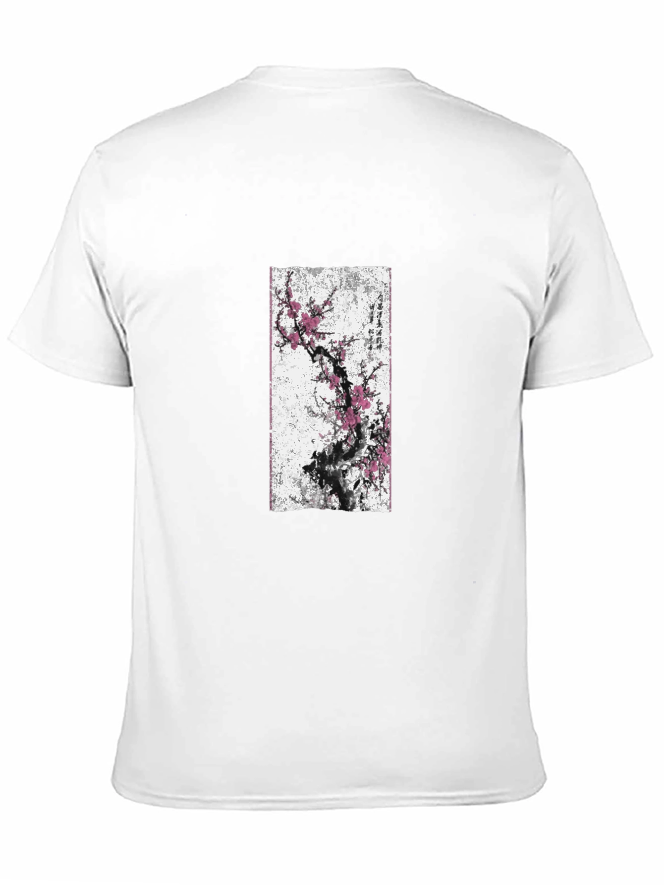 Black Black T-Shirt with Blossom Tree Graphic view 11