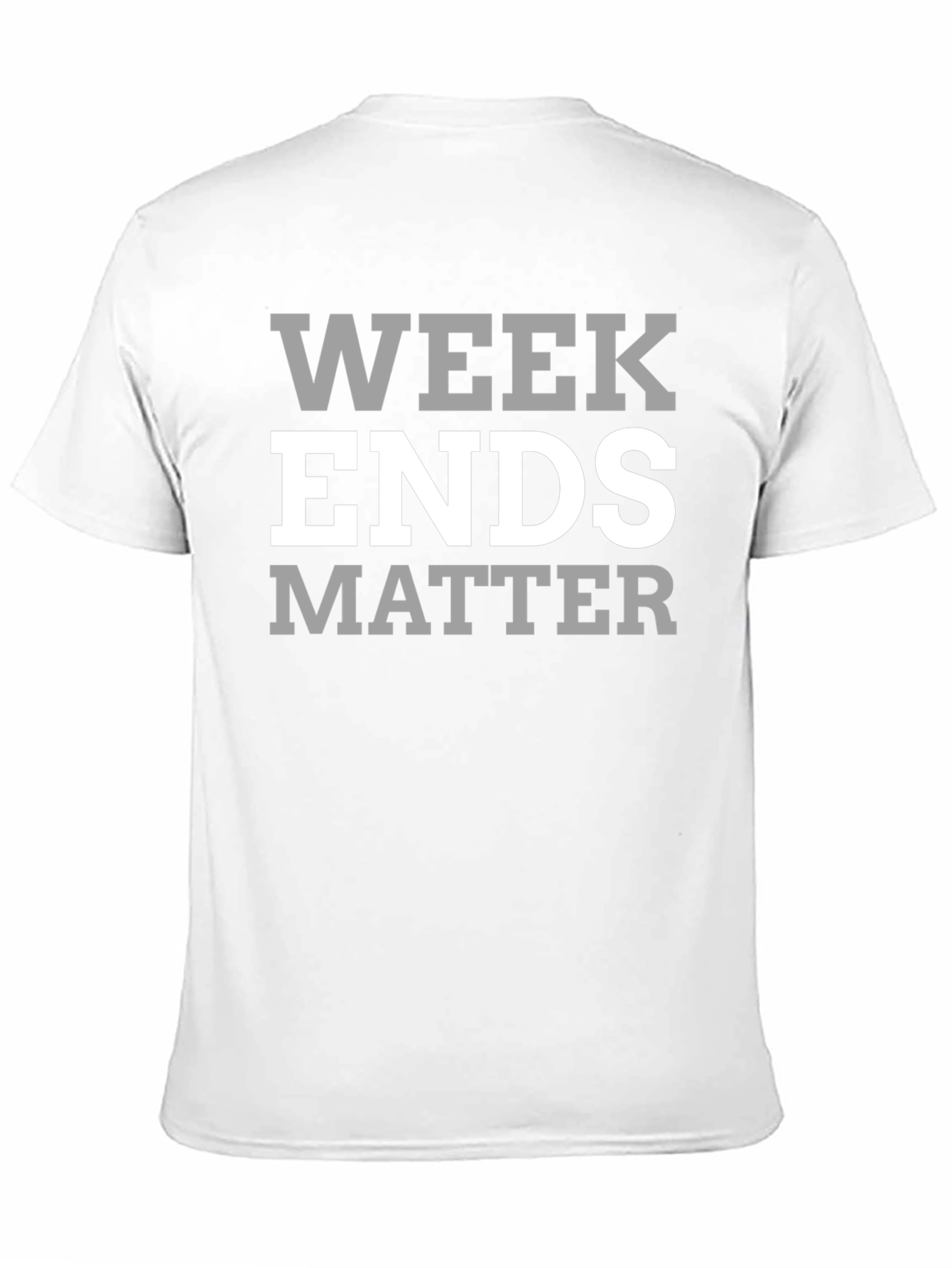 Black Weekends Matter Graphic Print Tee - Black view 11
