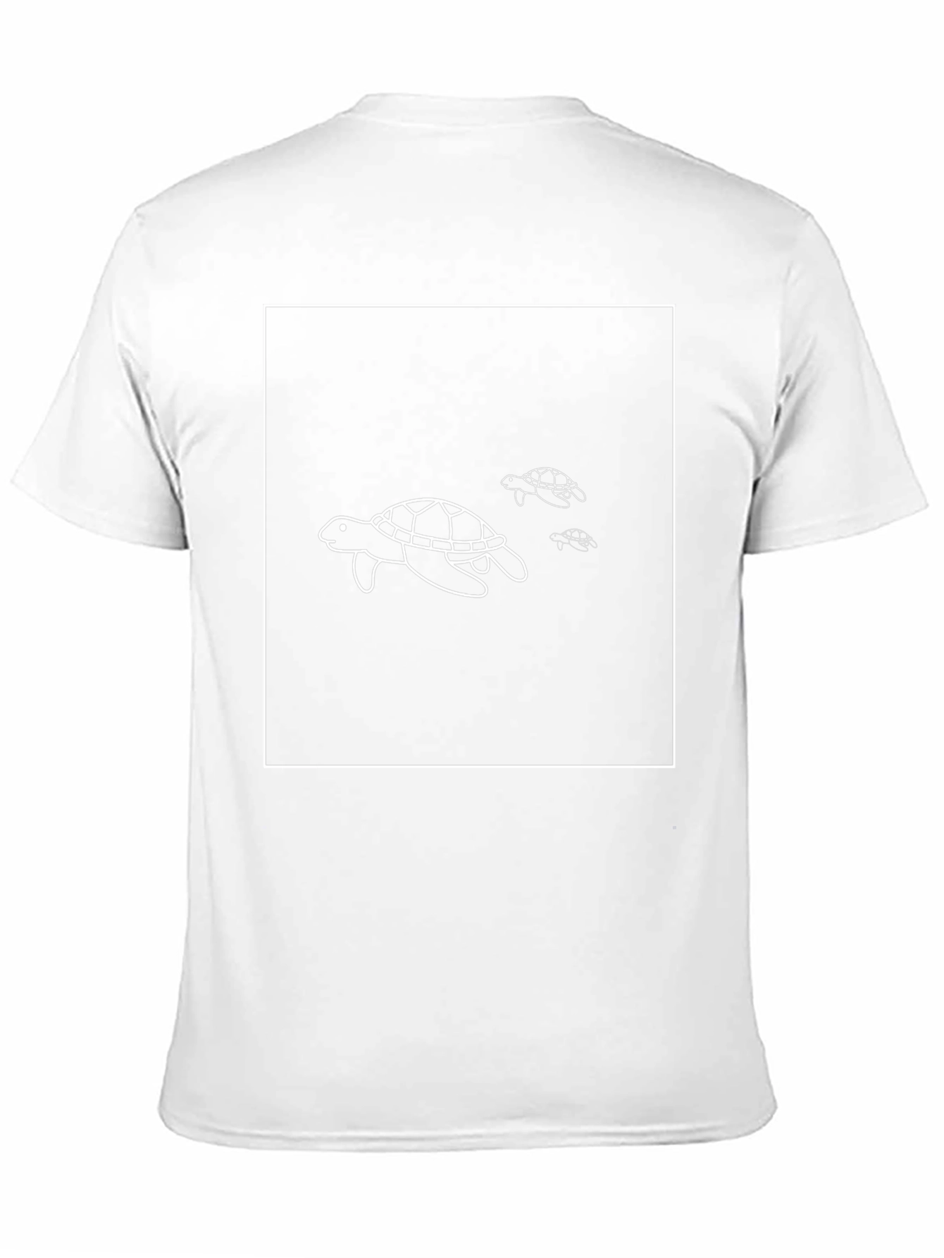 Black Turtle Graphic Black T-Shirt view 11