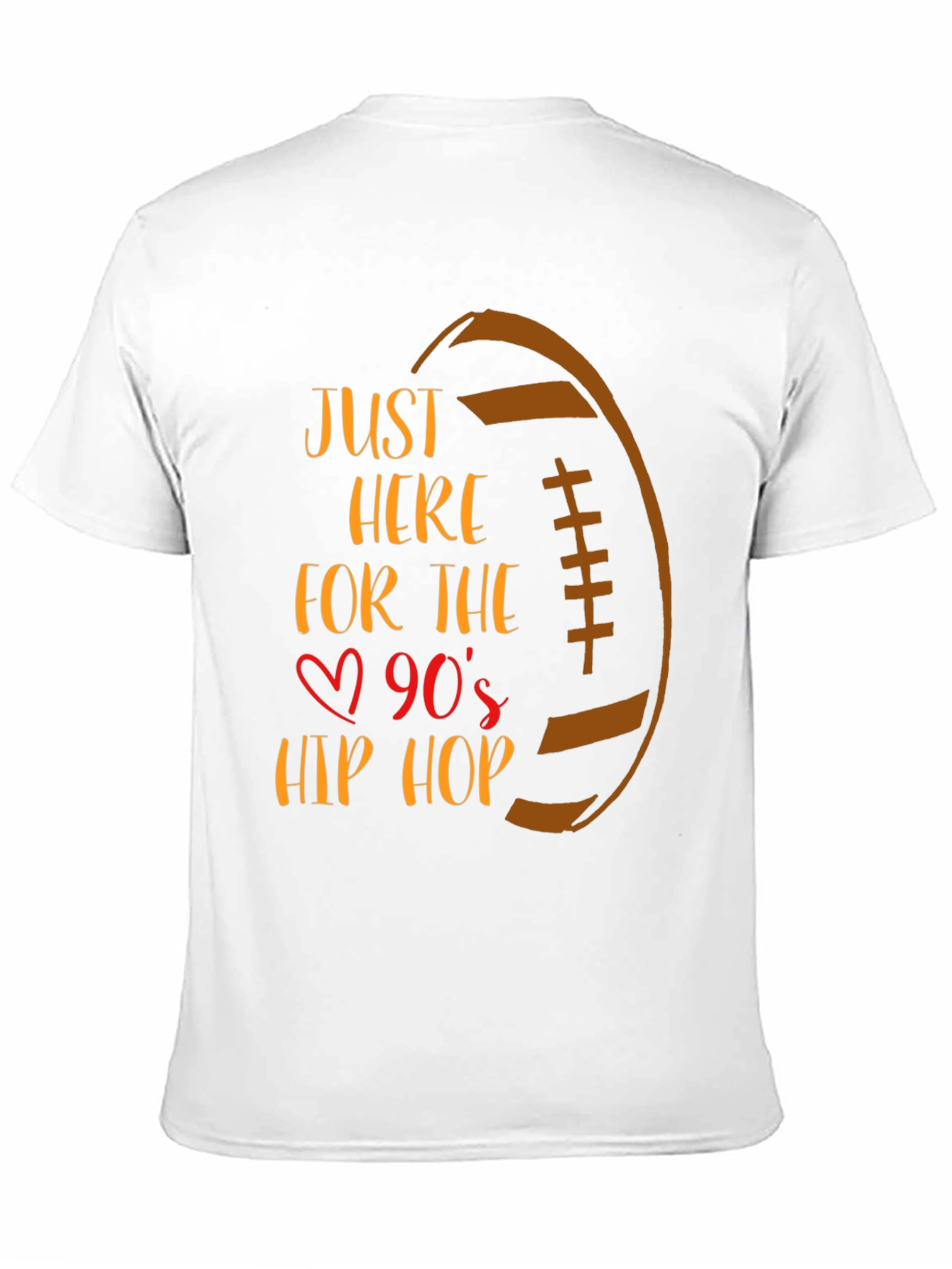 Black 90s Hip Hop Football Graphic Tee view 11