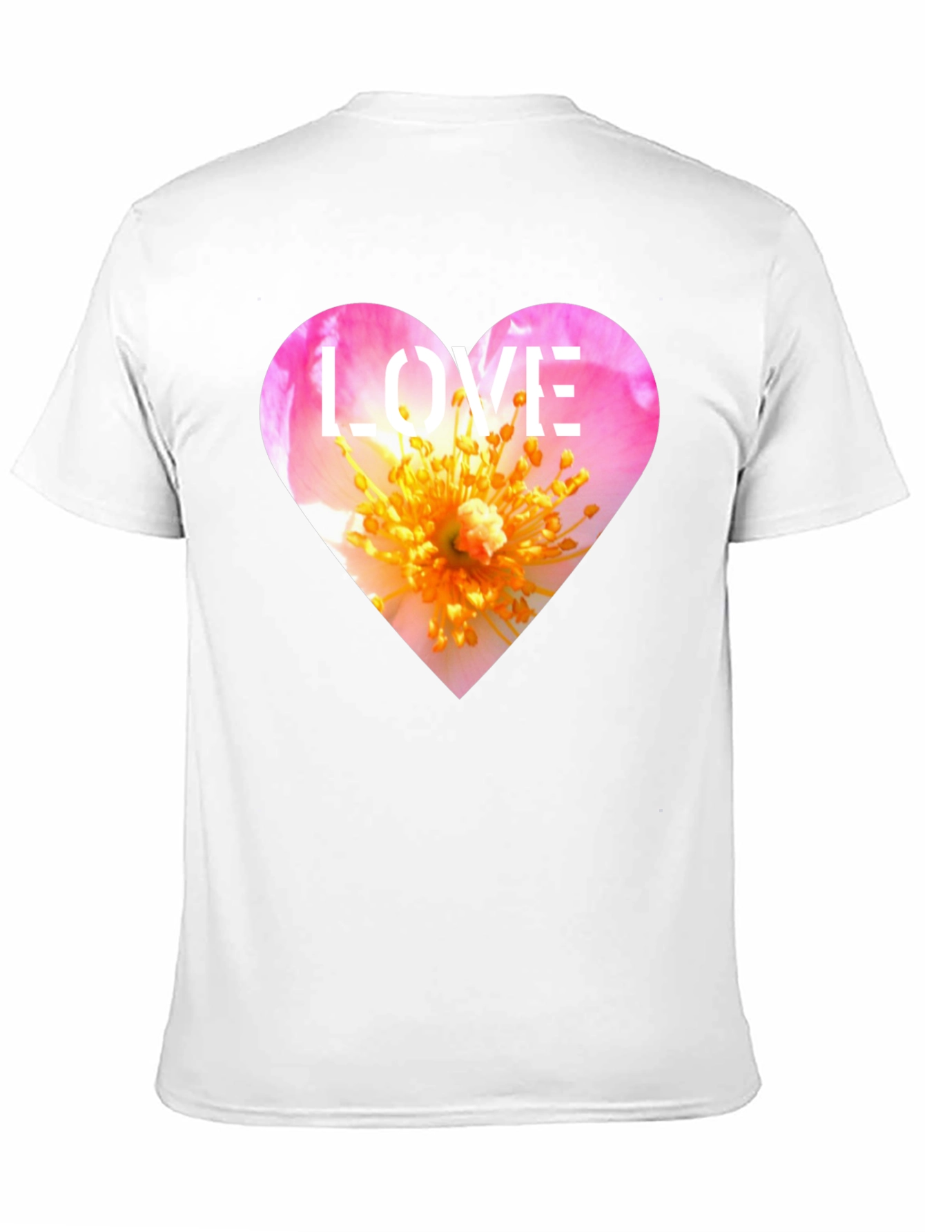 Black Love Heart Floral T-Shirt - Stylish Graphic Tee view 11