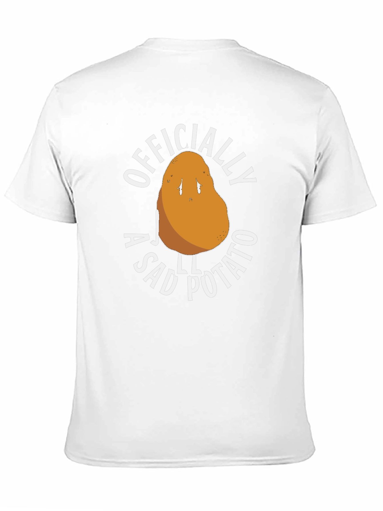 Black Officially A Sad Potato Funny Novelty T-Shirt view 11