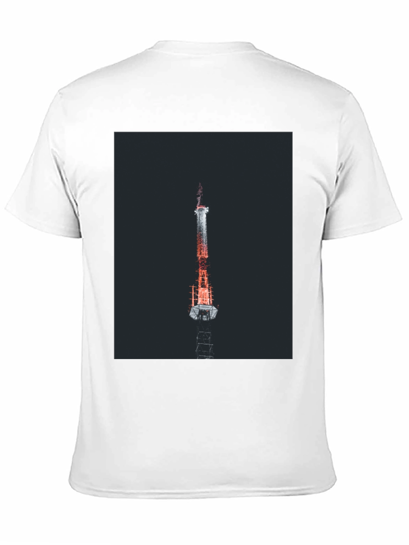 Black Tower Graphic Black T-Shirt view 11