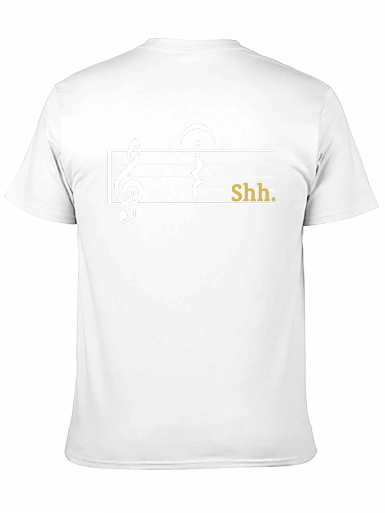 Black Musical Shhh T-Shirt view 11