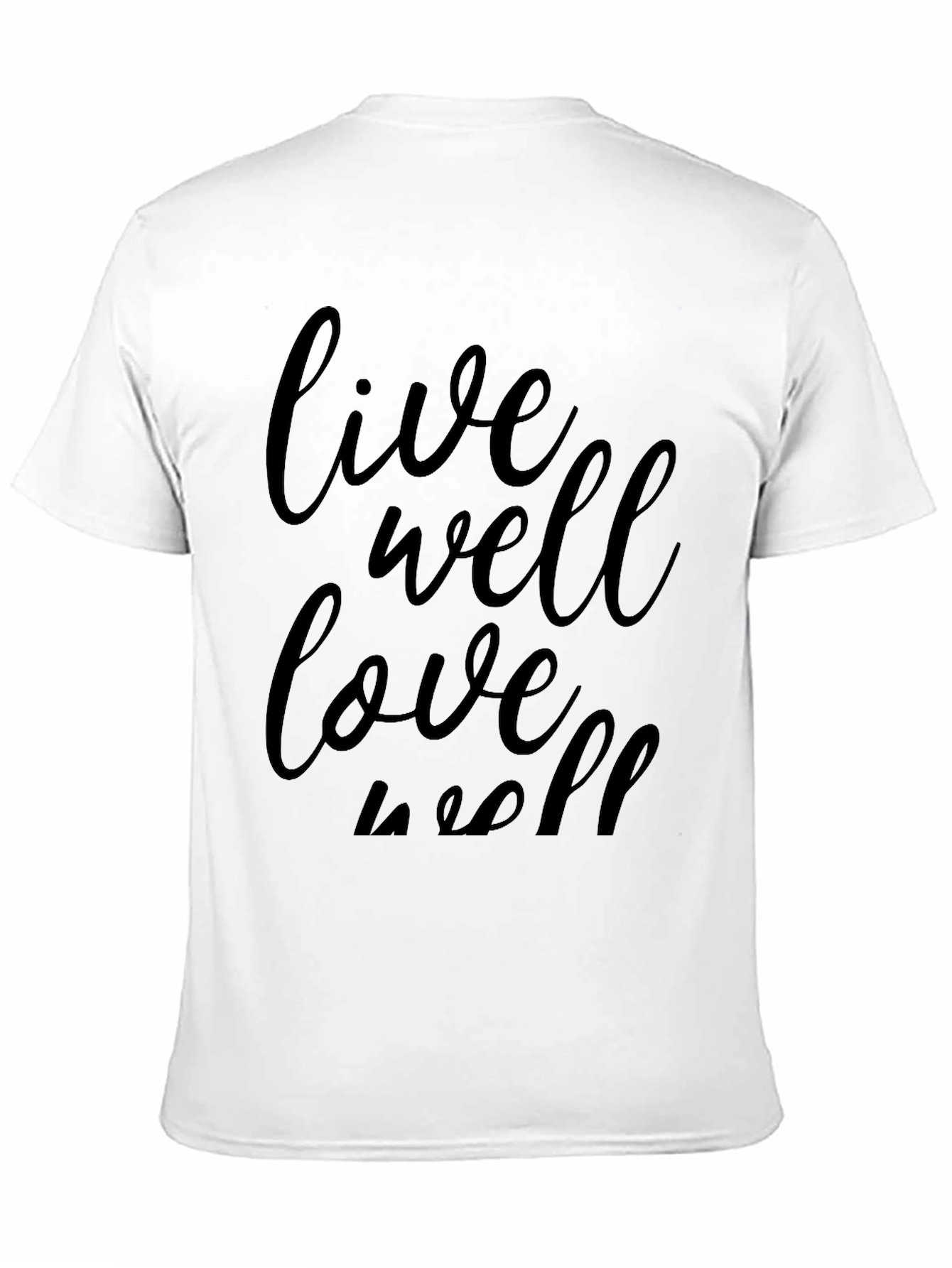 Black Live Well Love Well Black Graphic Tee view 11