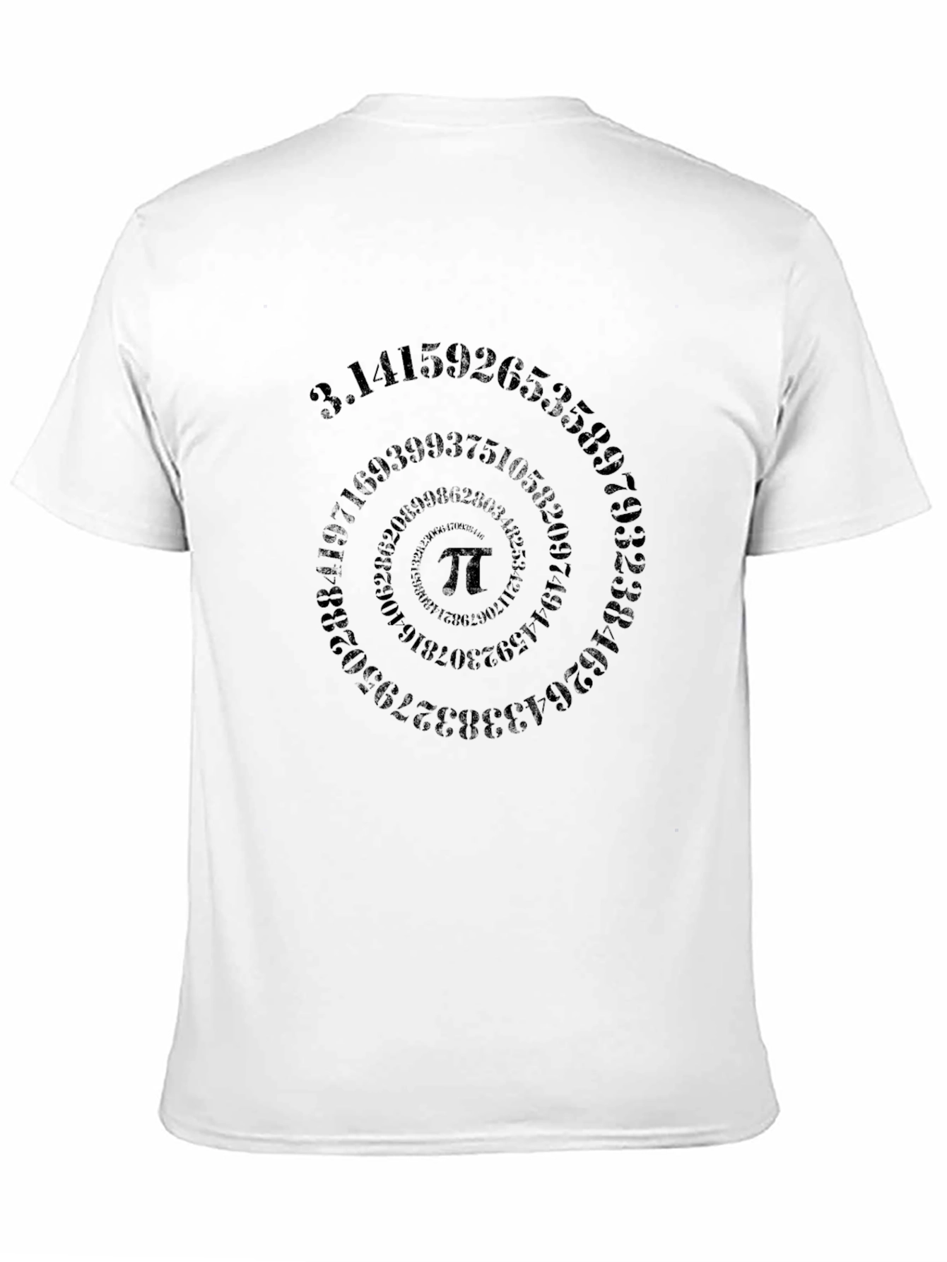 Black Math Pi Symbol T-Shirt view 11