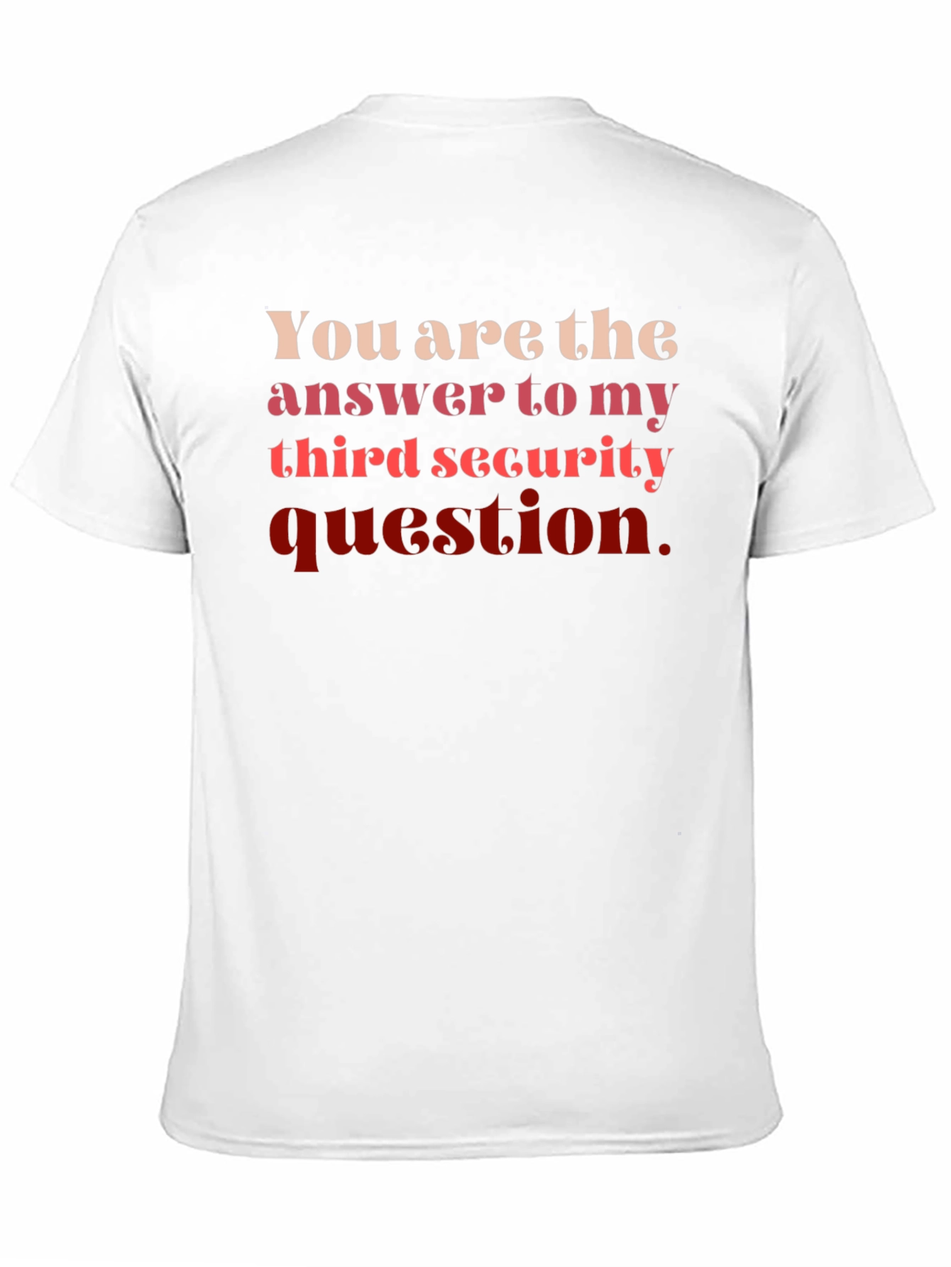 Black Funny Security Question T-Shirt view 11