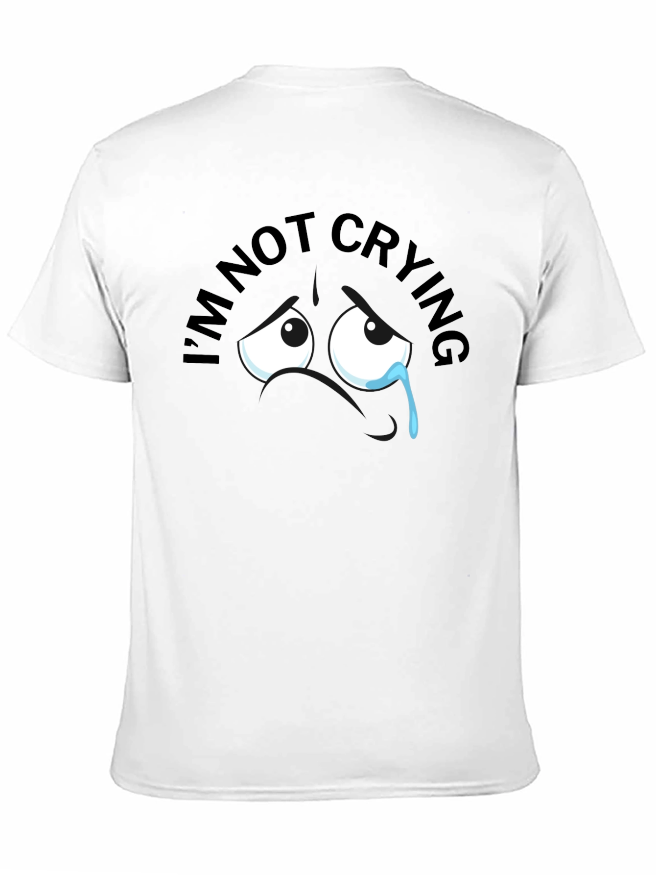 Black I'm Not Crying T-Shirt view 11