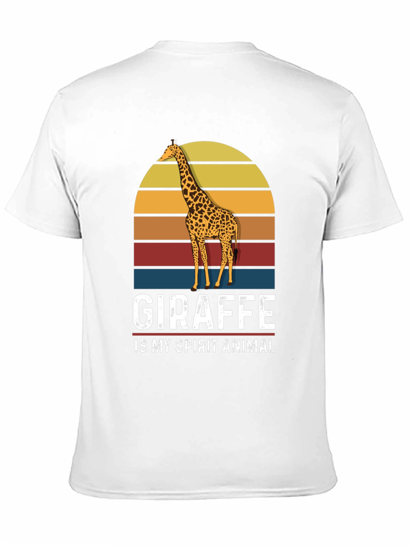 Black Giraffe Spirit Animal Graphic T-Shirt view 11