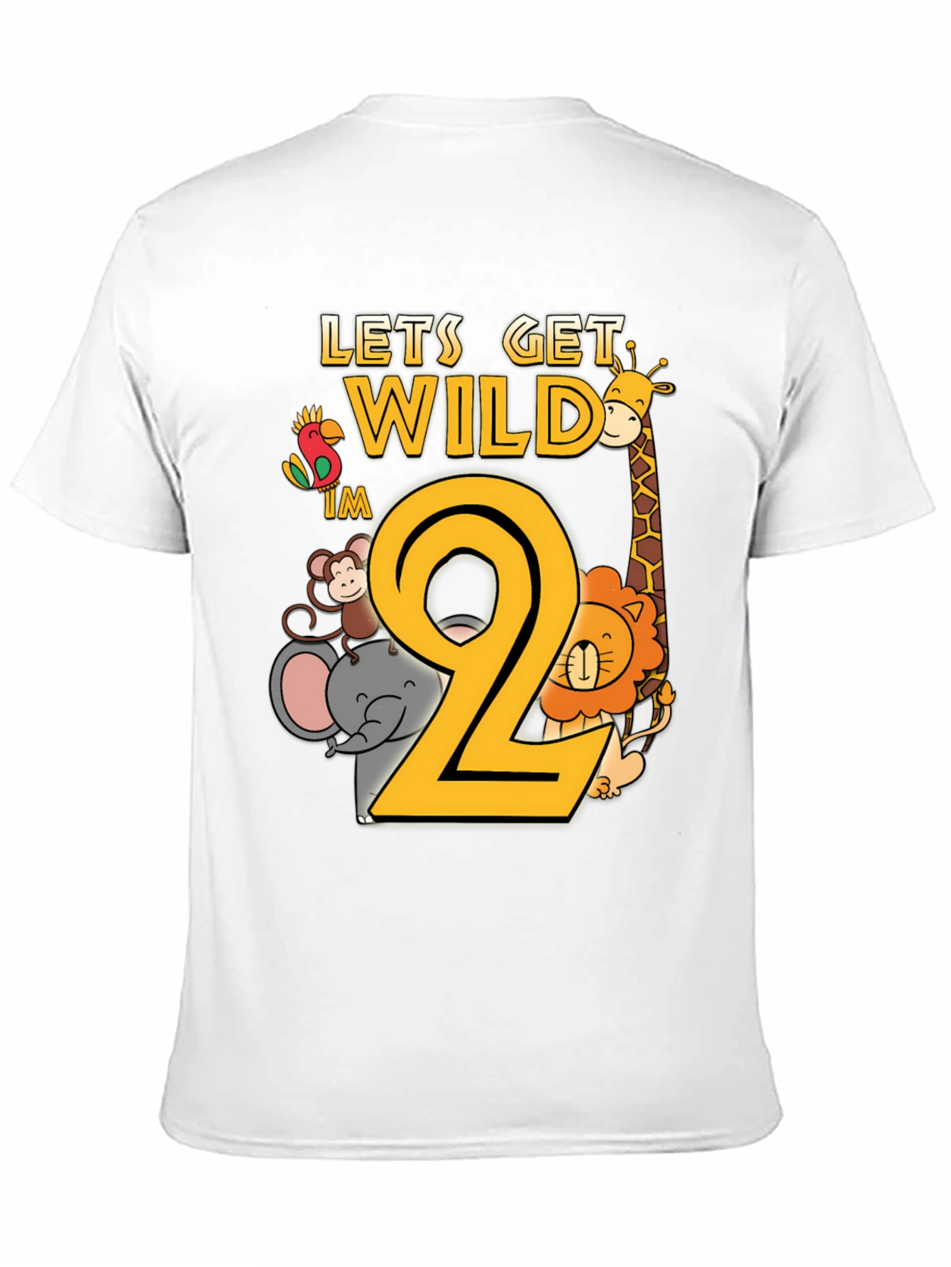 Let's Get Wild I'm 2nd Birthday T-Shirt - 11