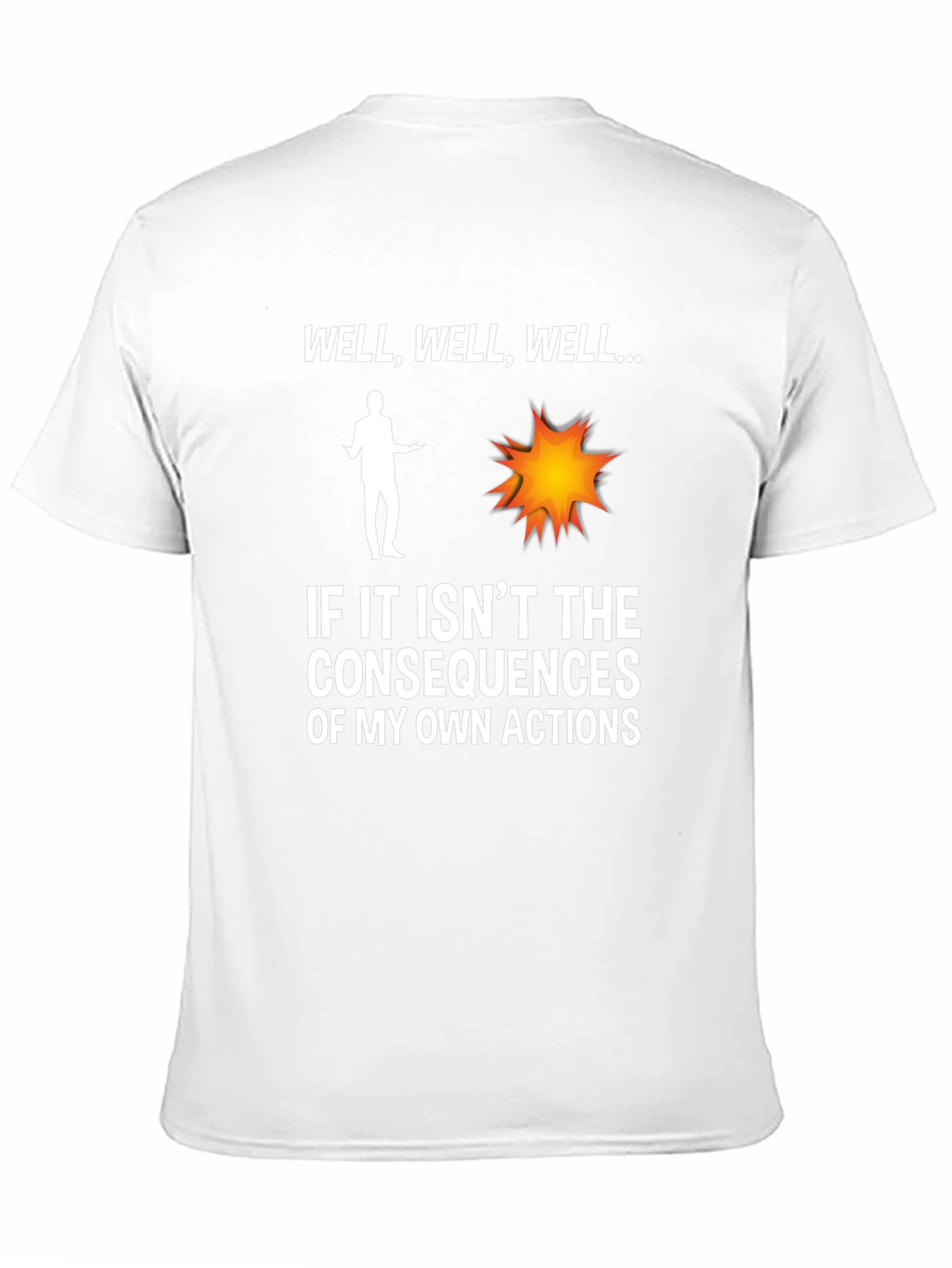 Black Consequences T-Shirt - Funny Meme Tee view 11