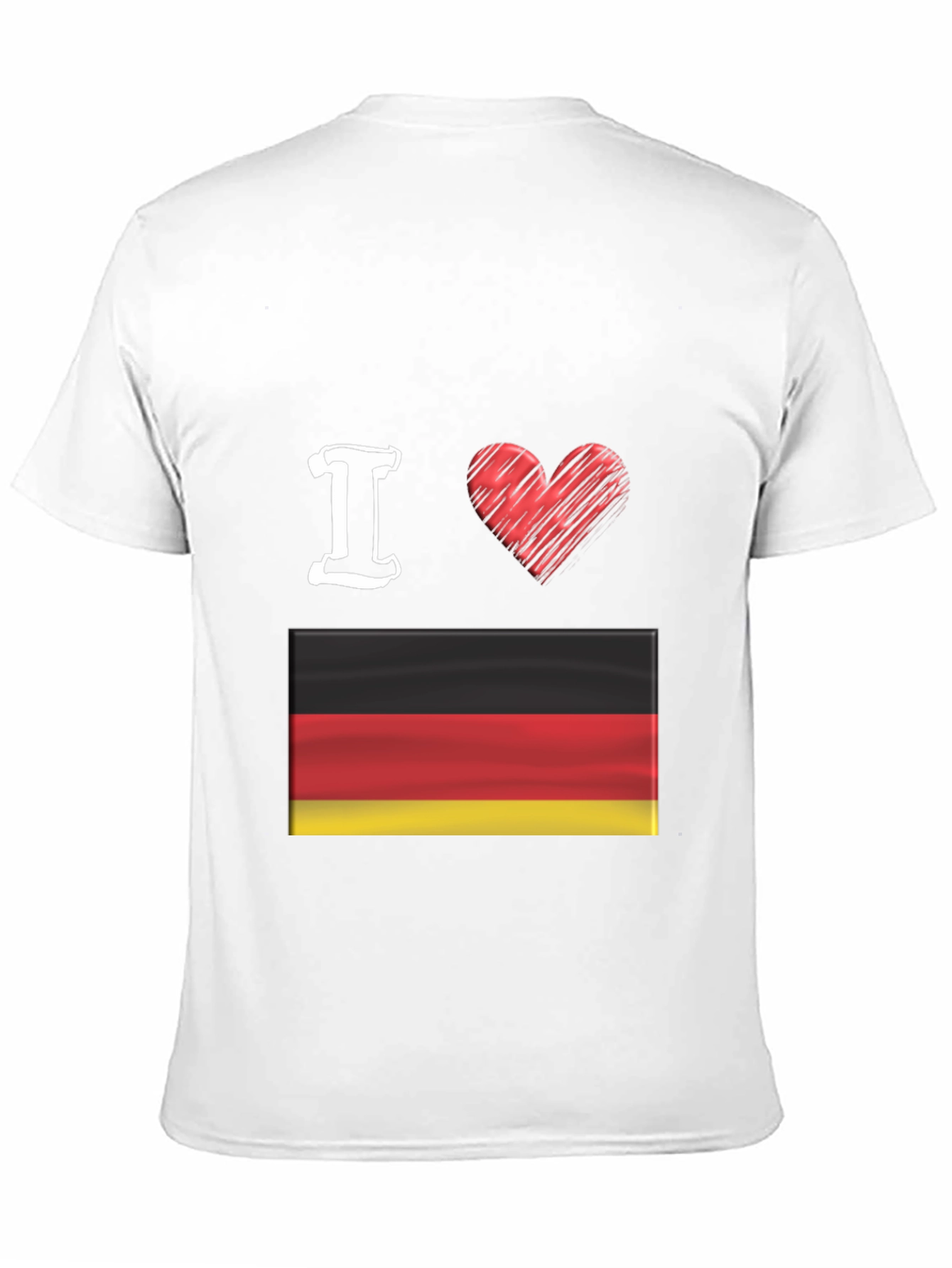 I Love Germany T-Shirt, German Flag Tee - 11