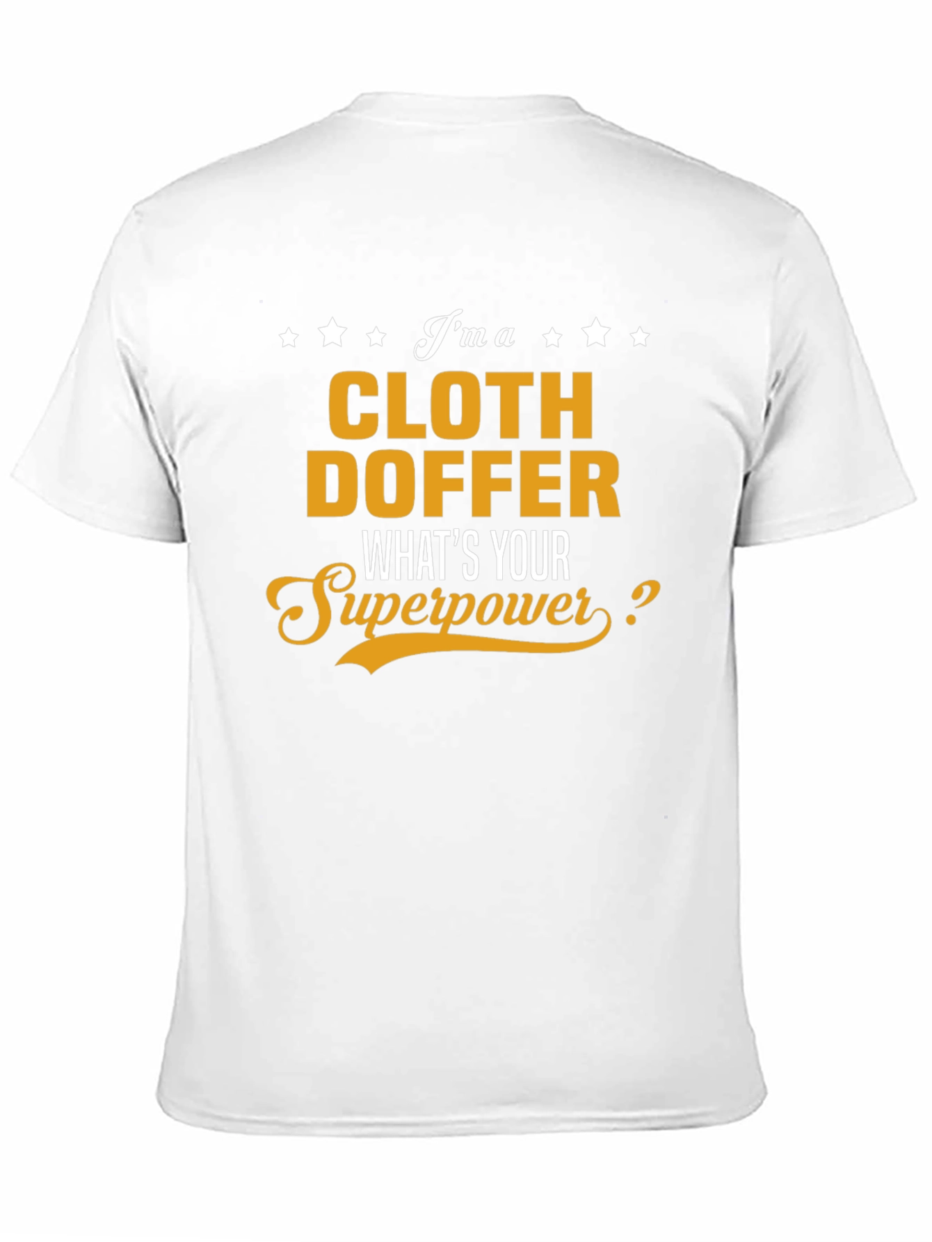 Black Cloth Doffer Superpower T-Shirt - Black view 11