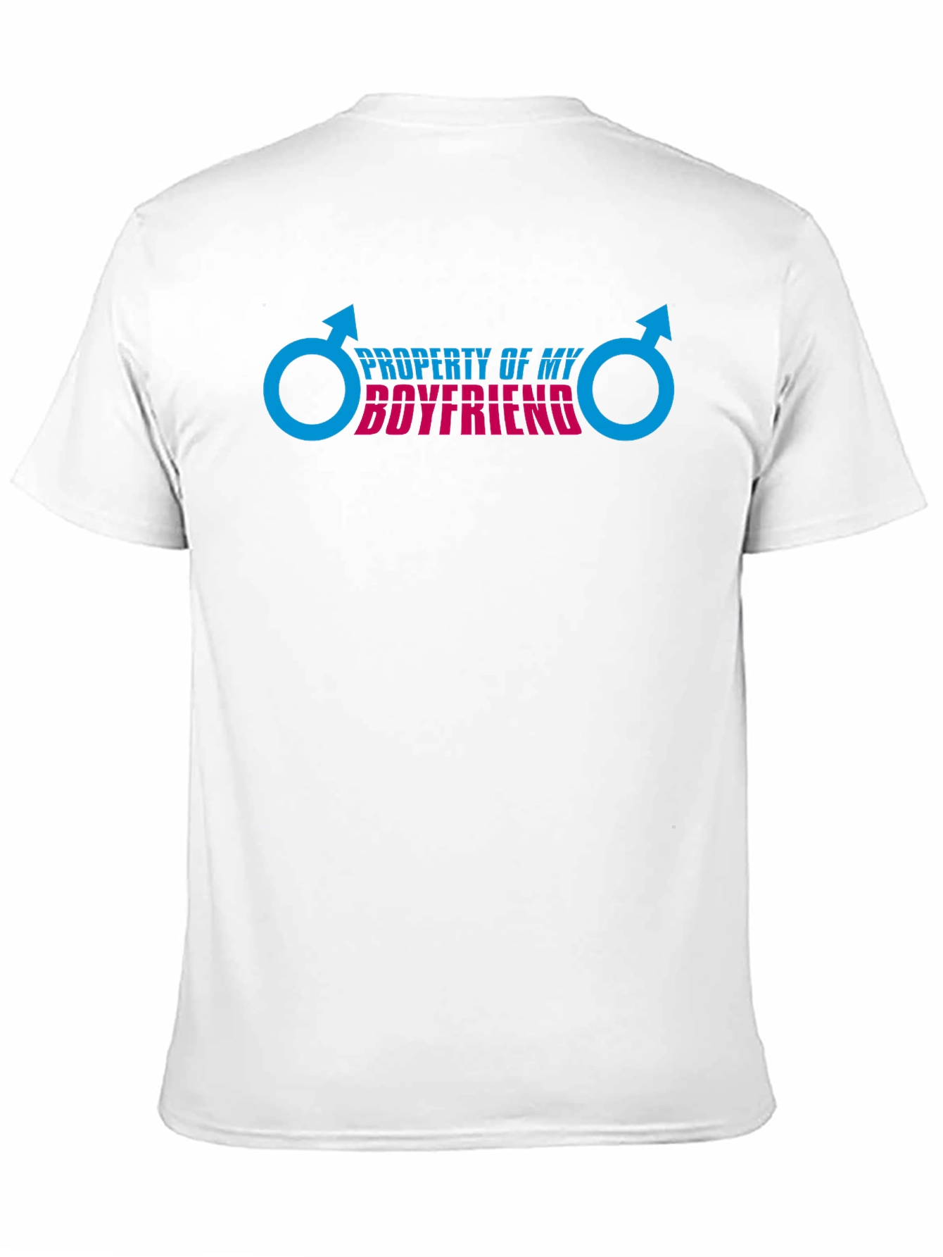 Black Property of My Boyfriend Graphic Tee - Black view 11