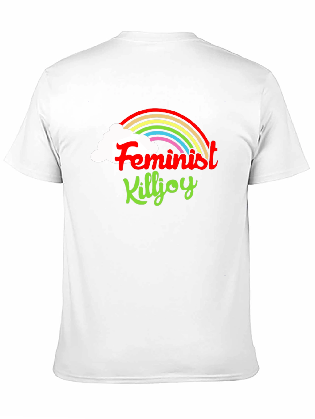 Black Feminist Killjoy Graphic Tee - Rainbow Design view 11