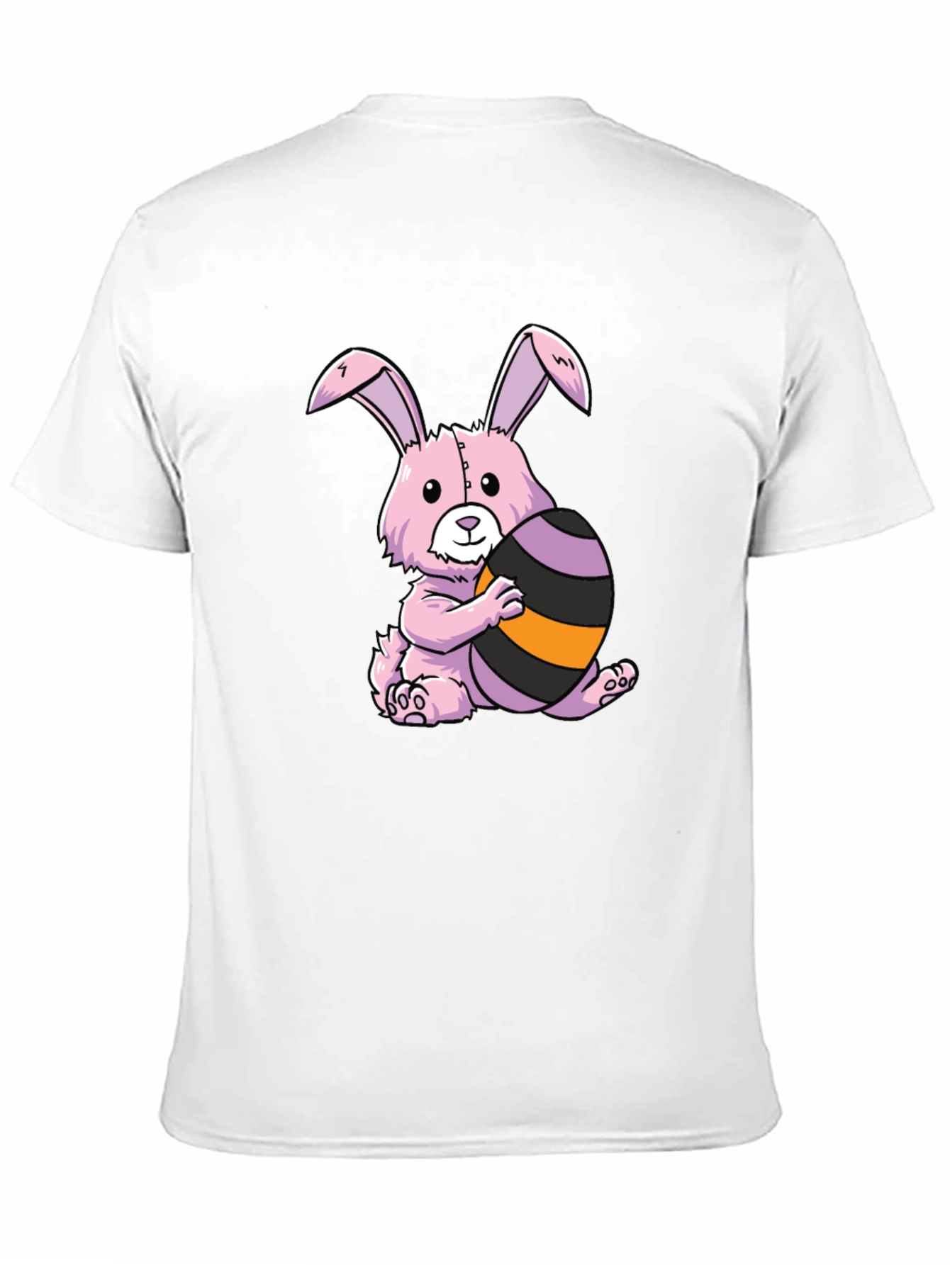 Easter Bunny T-Shirt: Pink Bunny with Easter Egg - 11