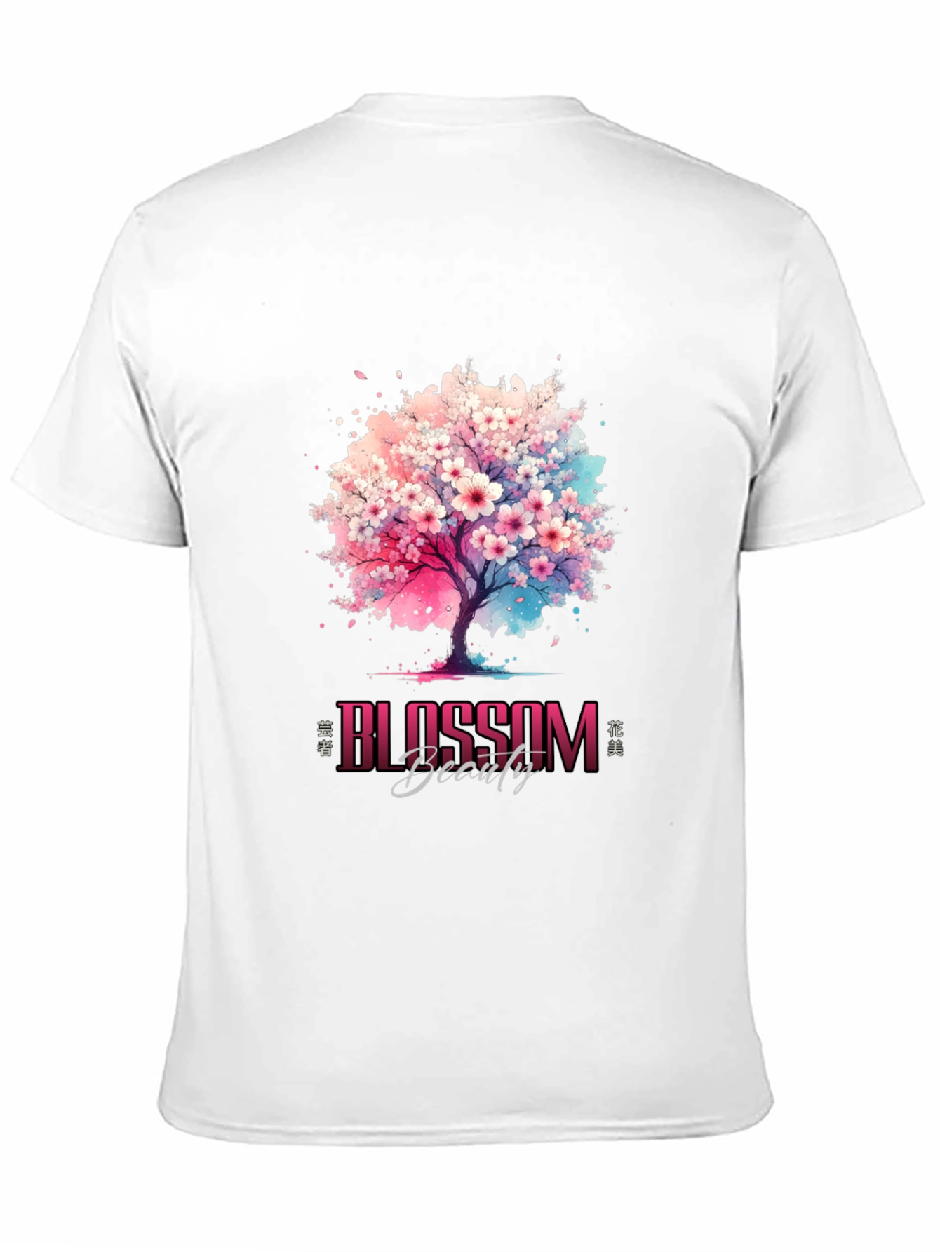 Black Blossom Beauty Graphic Tee - Artistic Design view 11