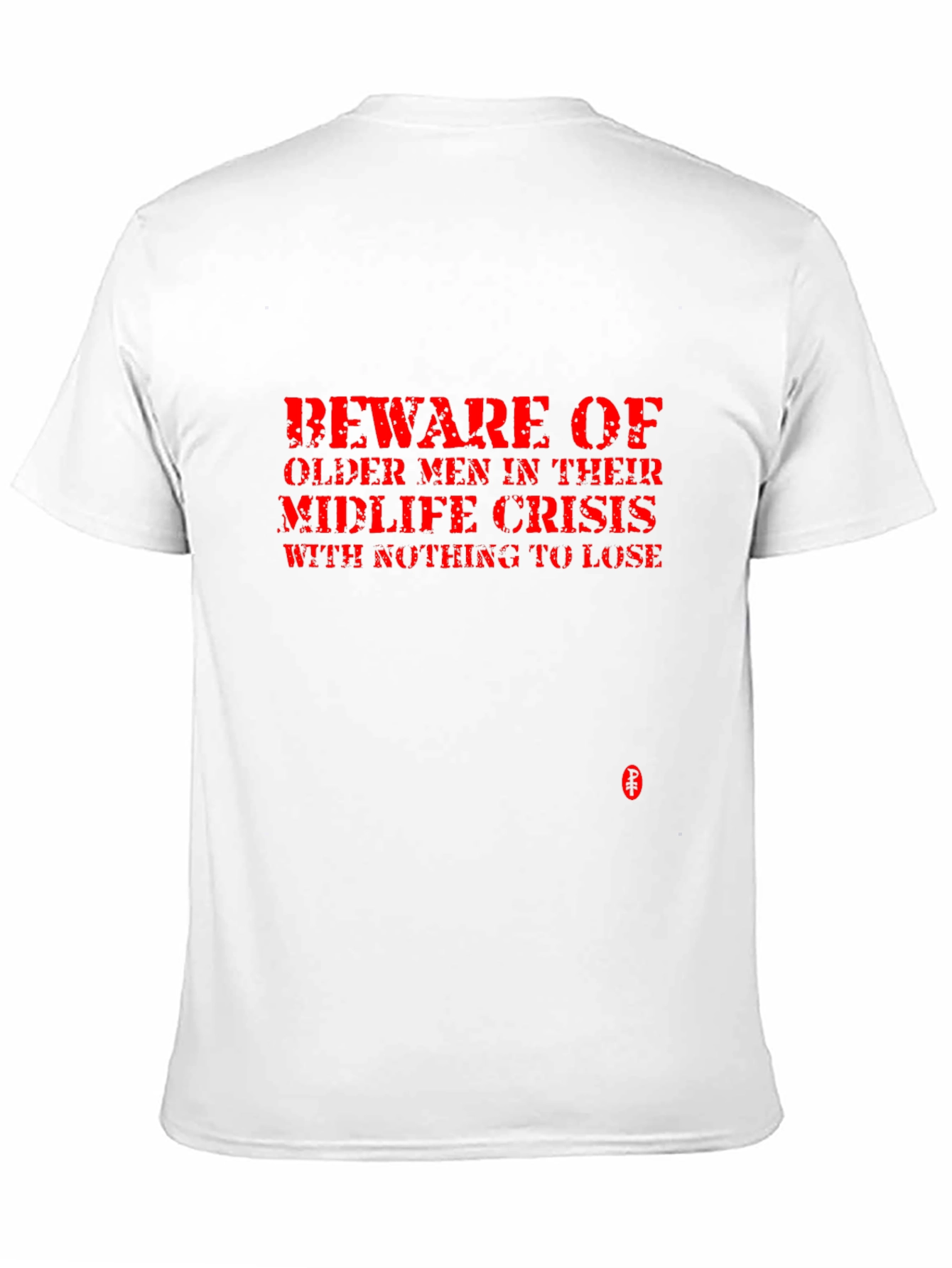 Black Beware Midlife Crisis Tee - Funny Graphic T-Shirt view 11