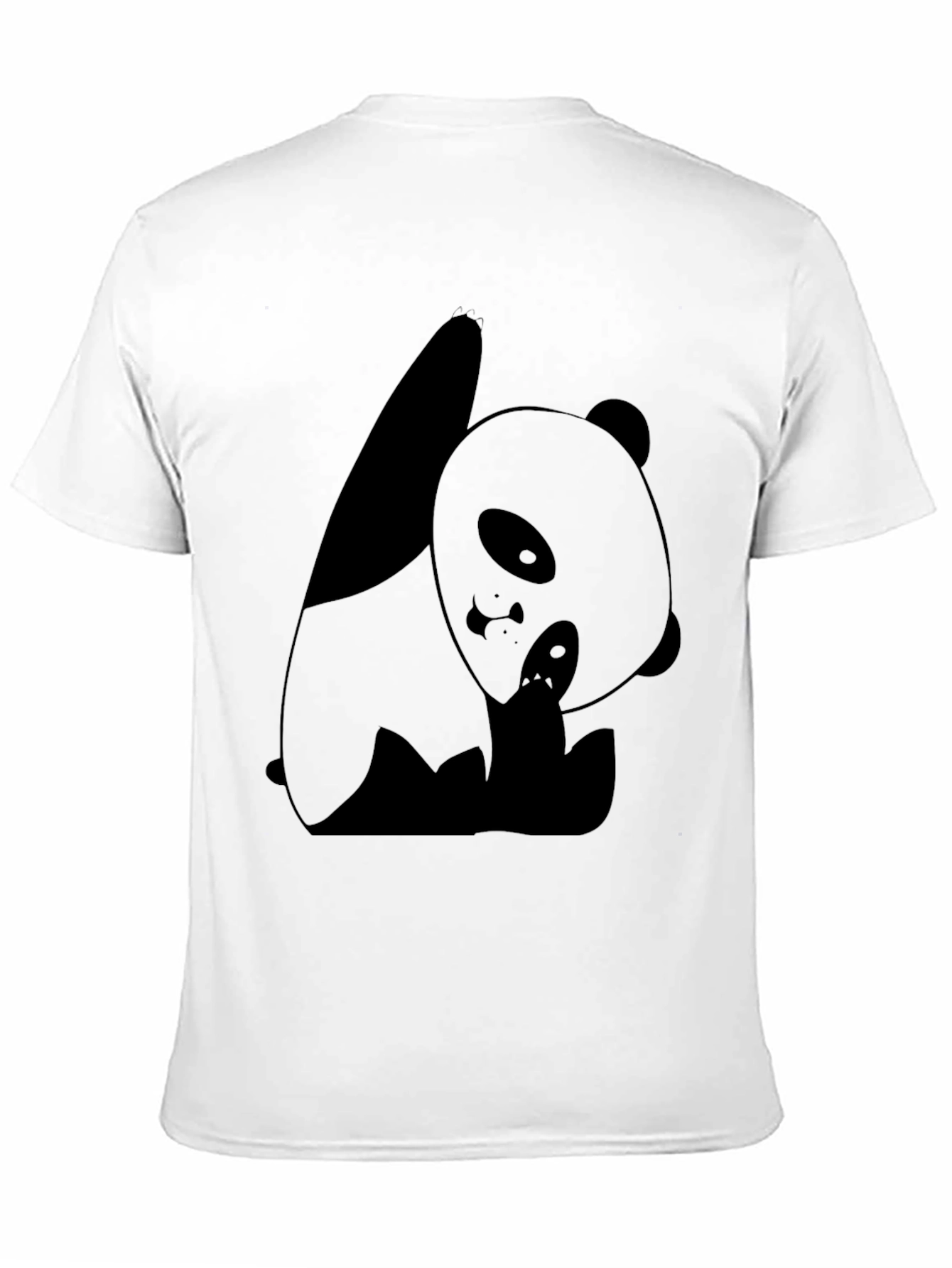 Black Black Panda Graphic Tee view 11