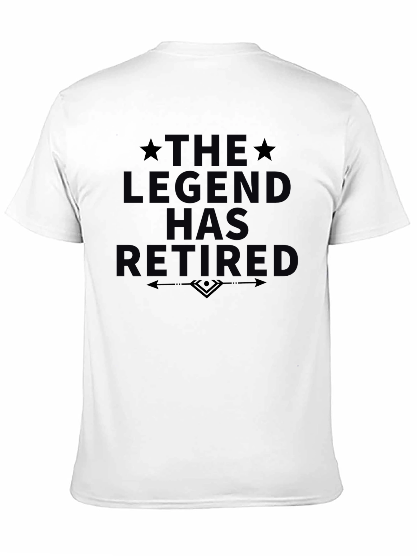 Black The Legend Has Retired Graphic Tee - Black view 11