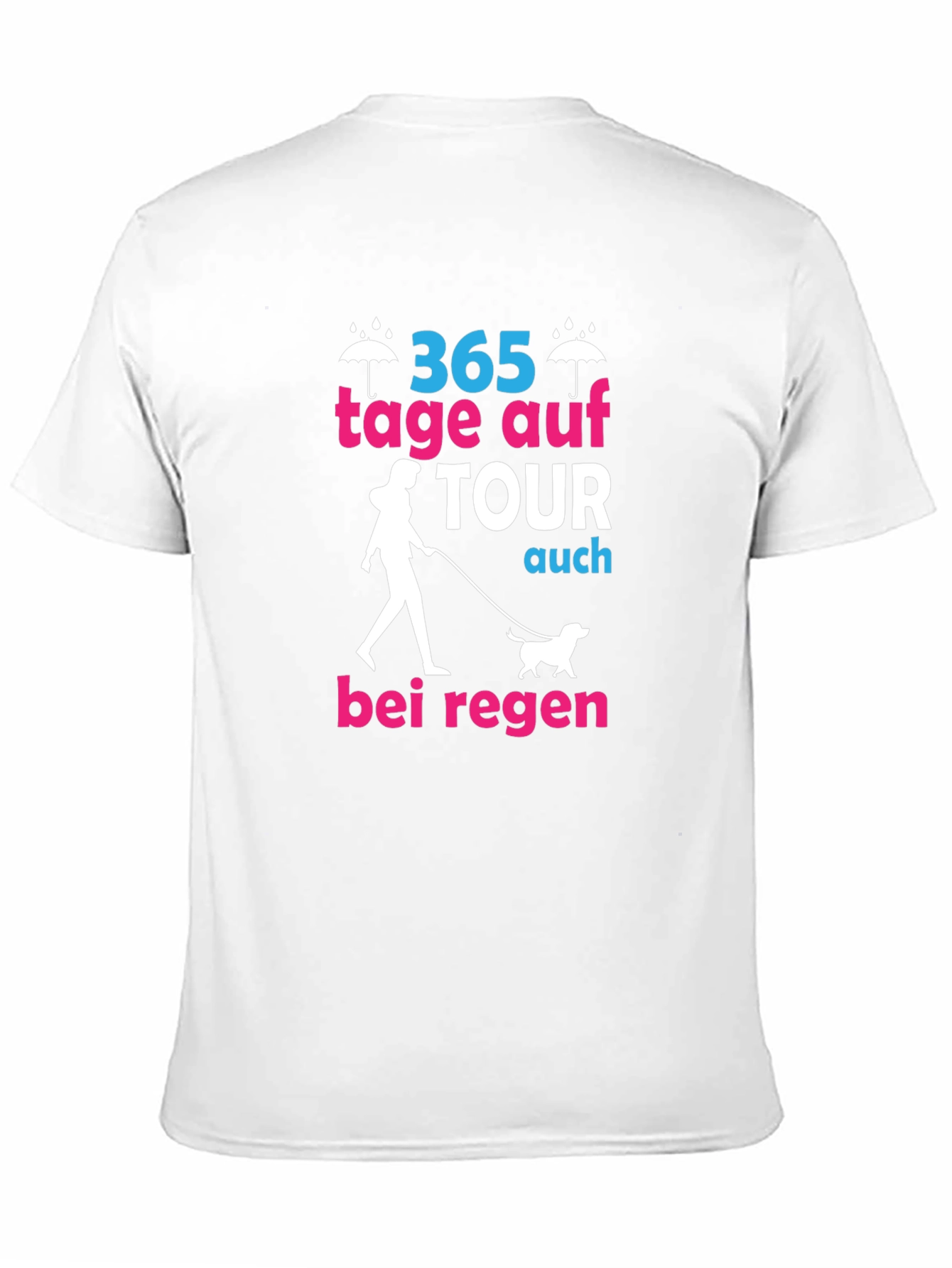 Black 365 Tage Auf Tour T-Shirt - Dog Walker Design view 11
