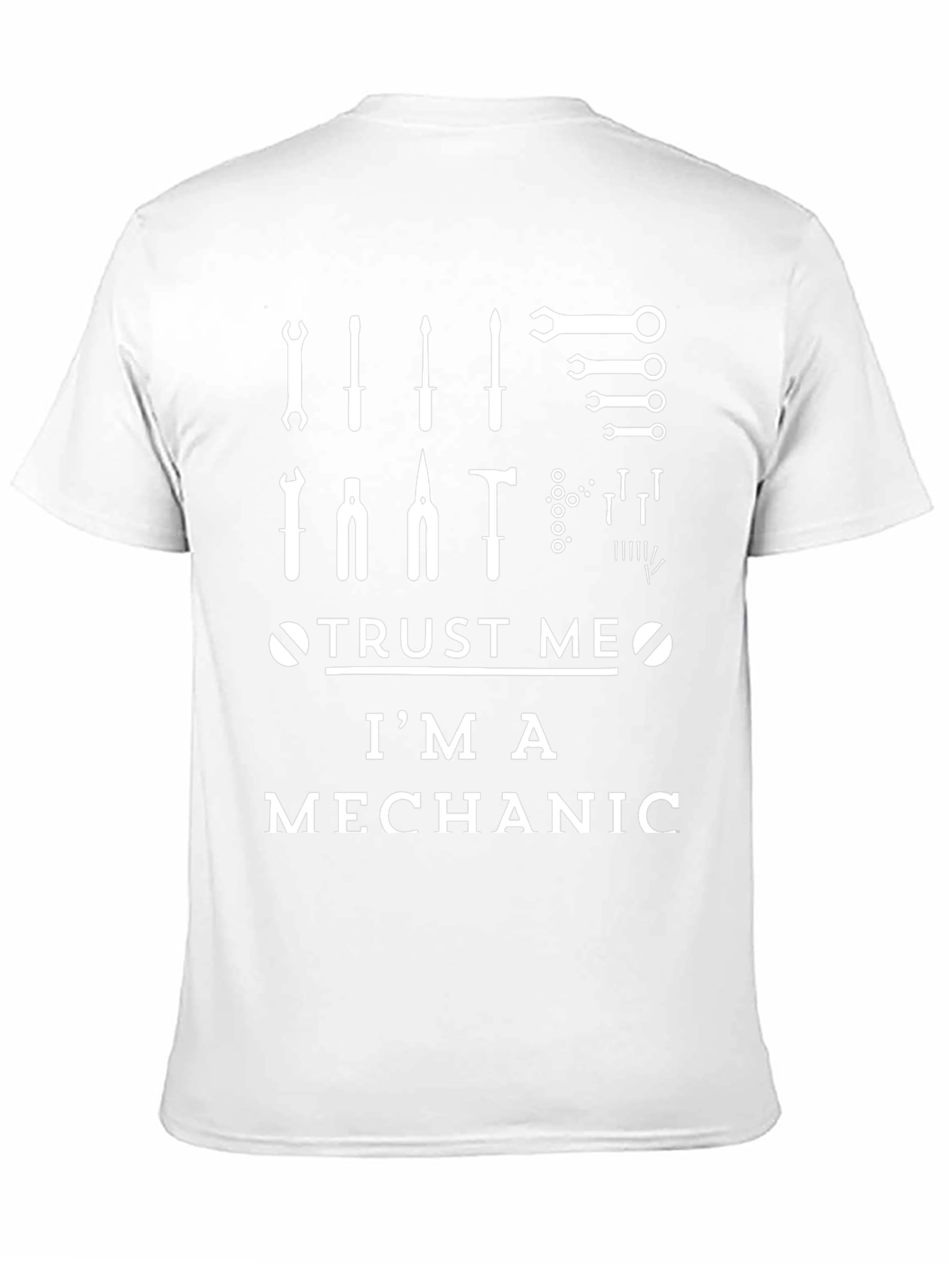 Black Trust Me I'm a Mechanic T-Shirt Funny Tool Tee view 11