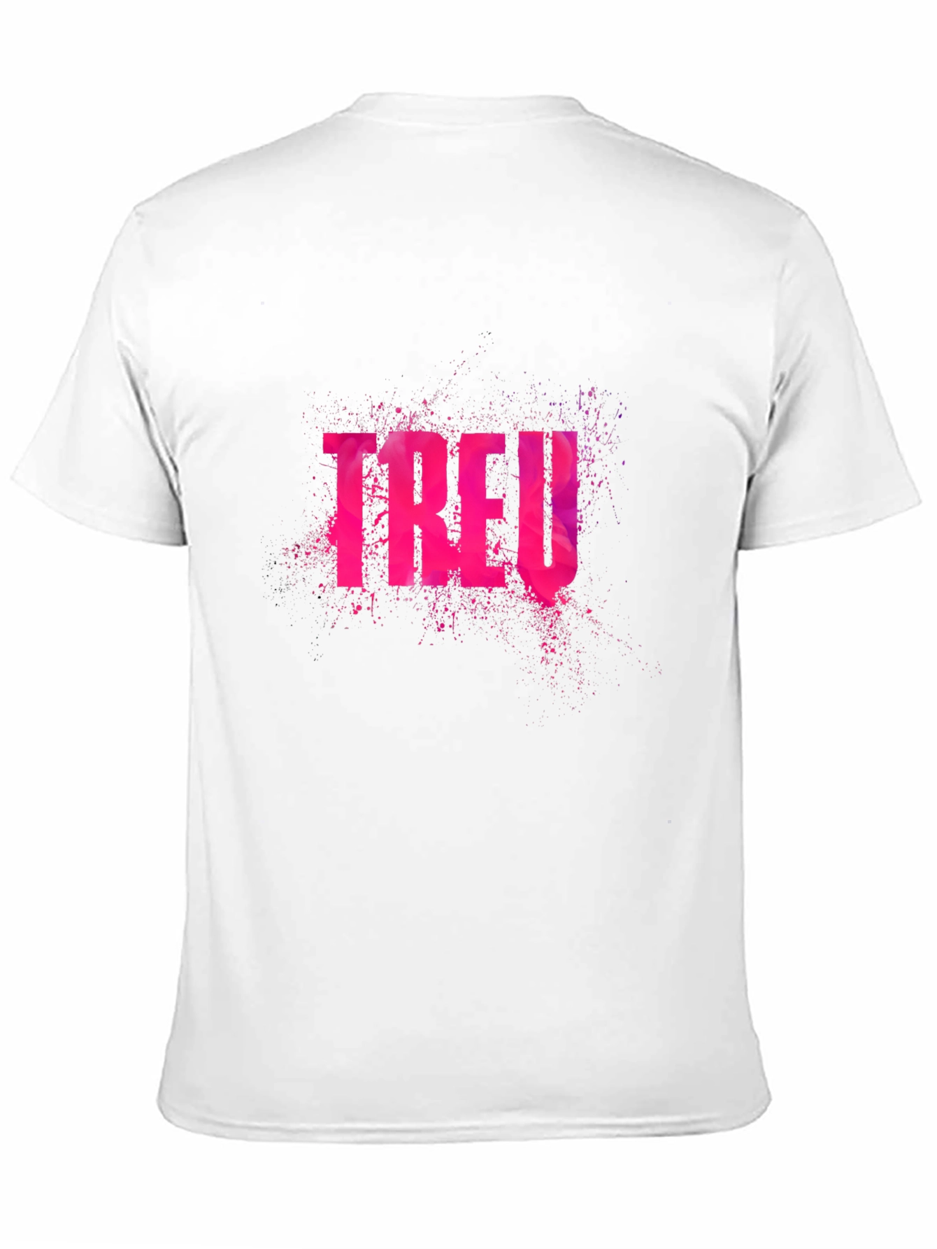 Black Trendy TRED Graphic Tee - Black Cotton Casual Shirt view 11