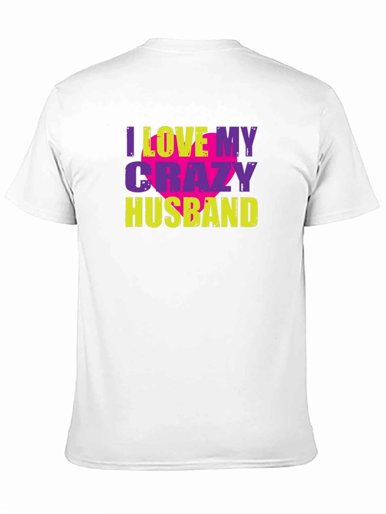 Black I Love My Crazy Husband Graphic Tee view 11