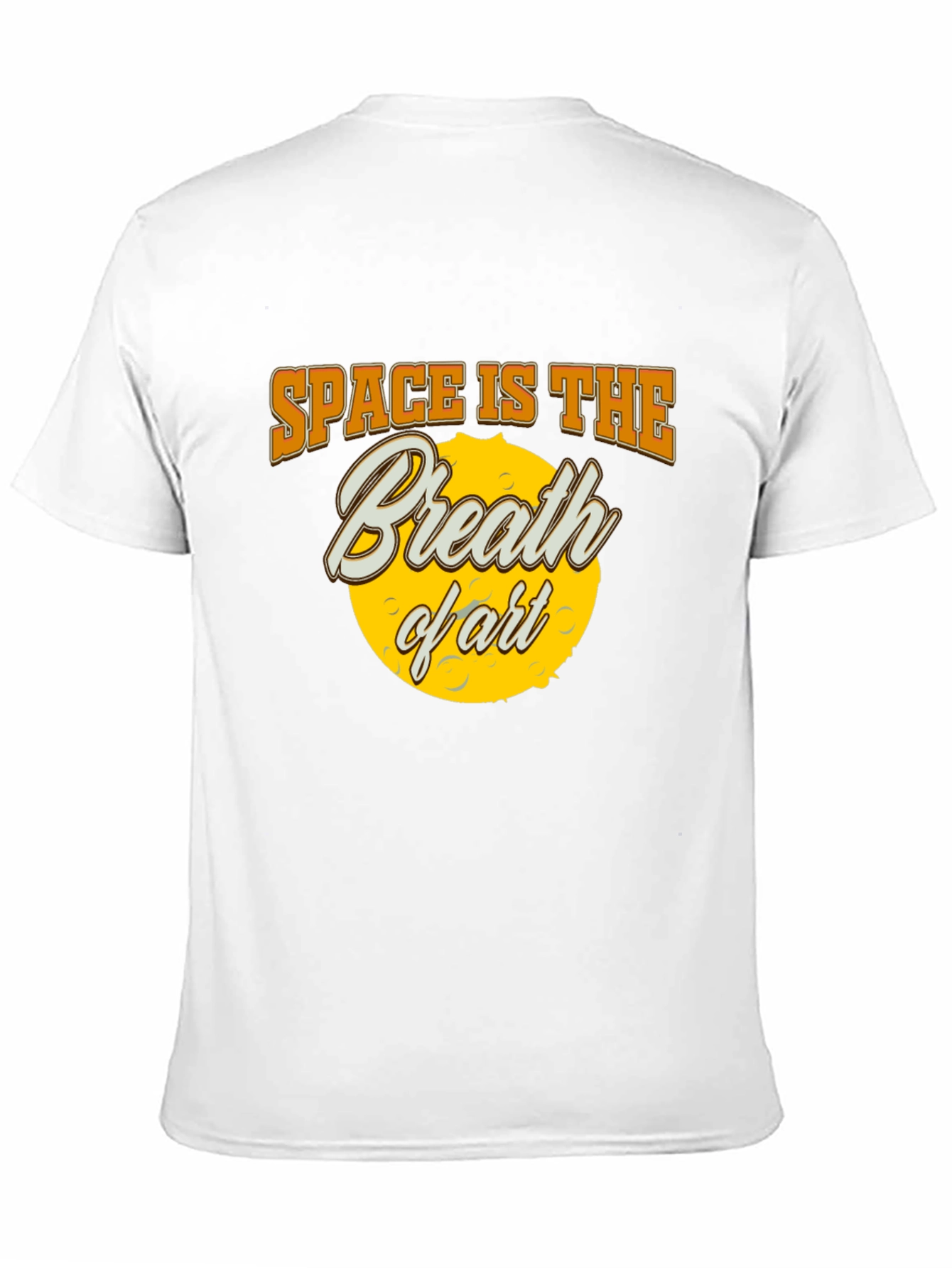 Black Space is The Breath of Art Black T-Shirt view 11