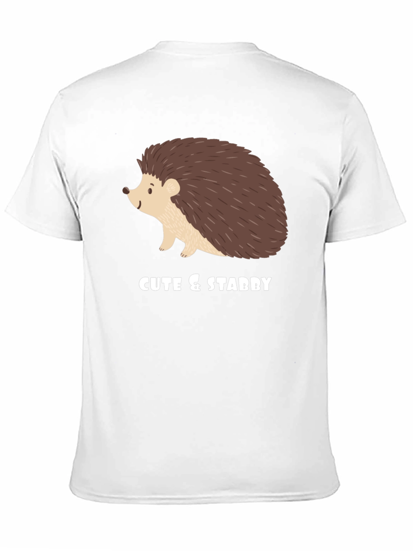 Black Cute & Stabby Hedgehog Graphic Tee view 11