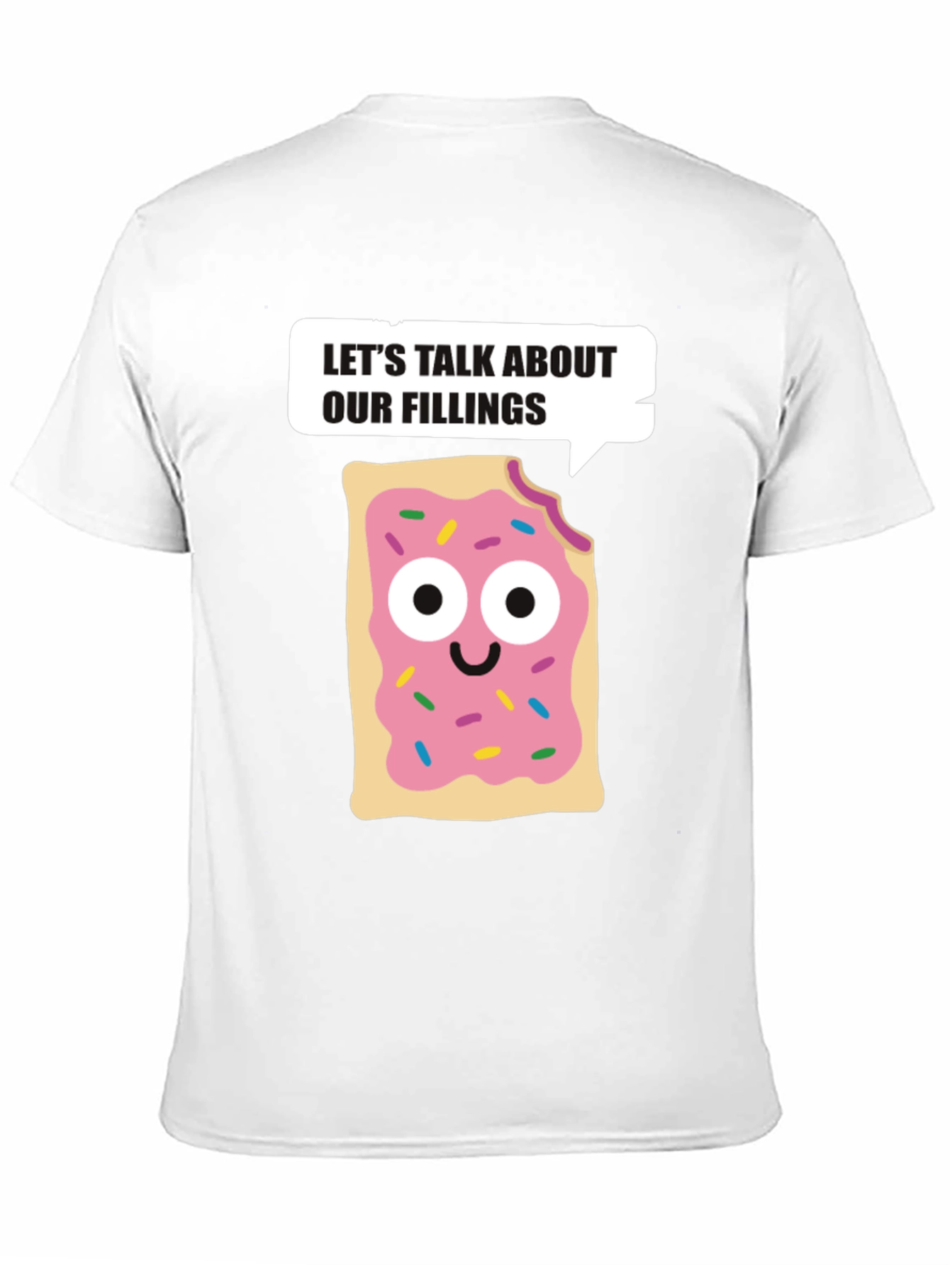 Black Let's Talk About Our Fillings T-Shirt view 11